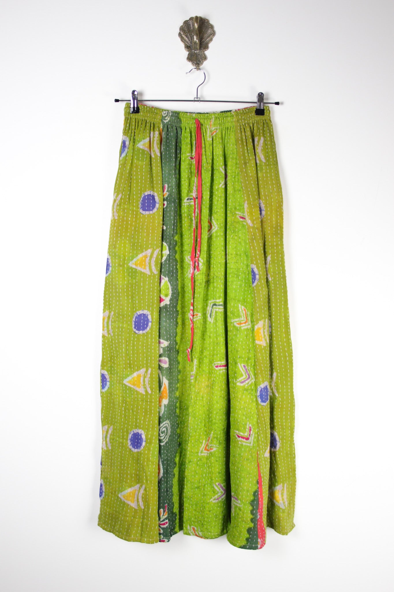 Rasika Kantha Skirt S (18772) RasikaSkirtSRenewBohemian187721 Renew Bohemian Pty Ltd