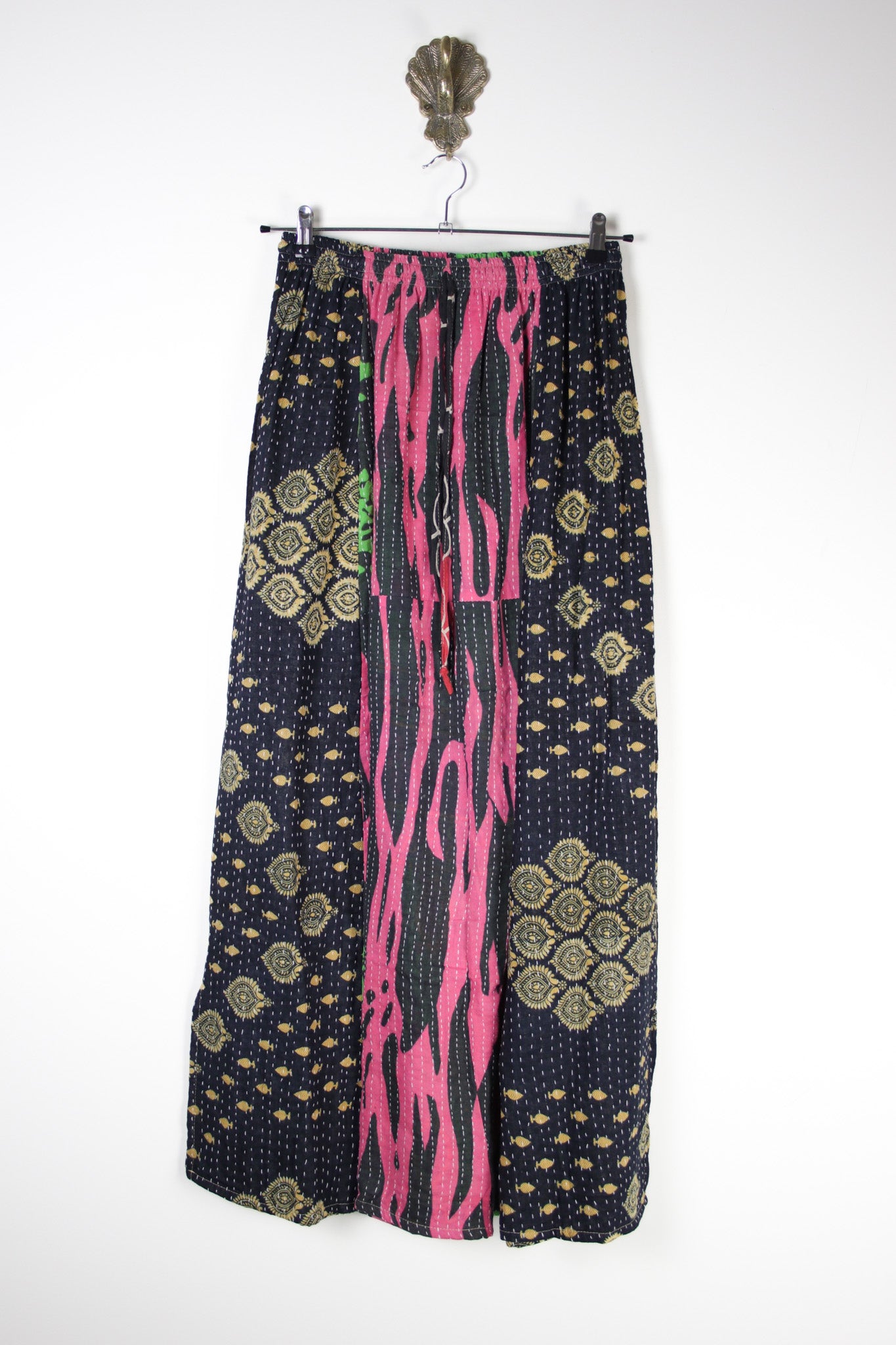 Rasika Kantha Skirt S (18777) RasikaSkirtSRenewBohemian187771 Renew Bohemian Pty Ltd