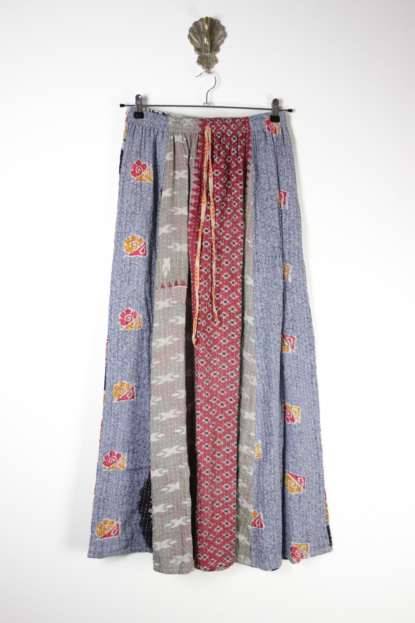 Rasika Kantha Skirt S (18778) RasikaSkirtSRenewBohemian187781 Renew Bohemian Pty Ltd