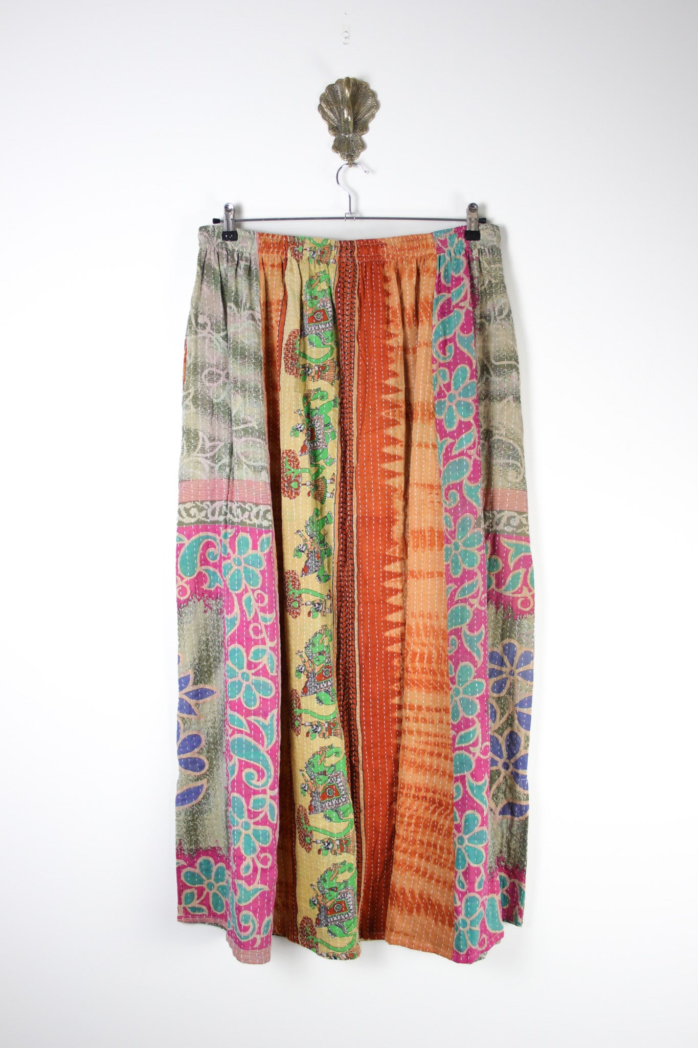 Rasika Kantha Skirt XL (19751) RasikaSkirtXLRenewBohemian197512 Renew Bohemian Pty Ltd