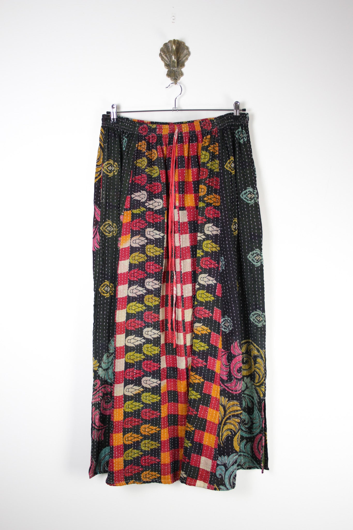 Rasika Kantha Skirt XL (19762) RasikaSkirtXLRenewBohemian197621 Renew Bohemian Pty Ltd