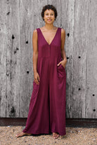 Boheme Jumpsuit Maroon
