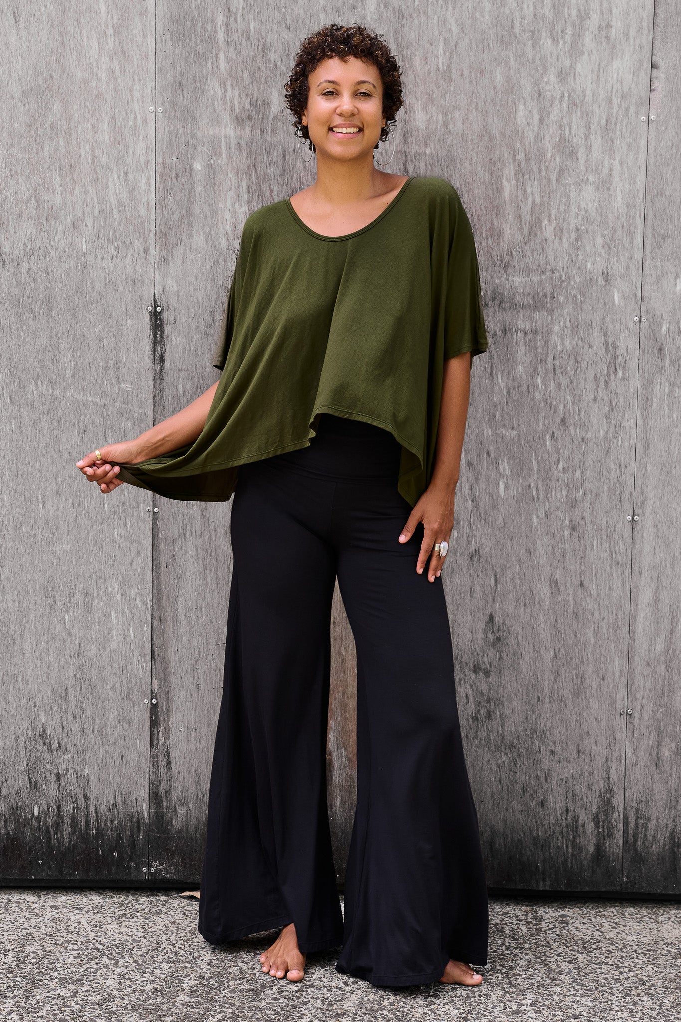 Dreamer Top Forest Green