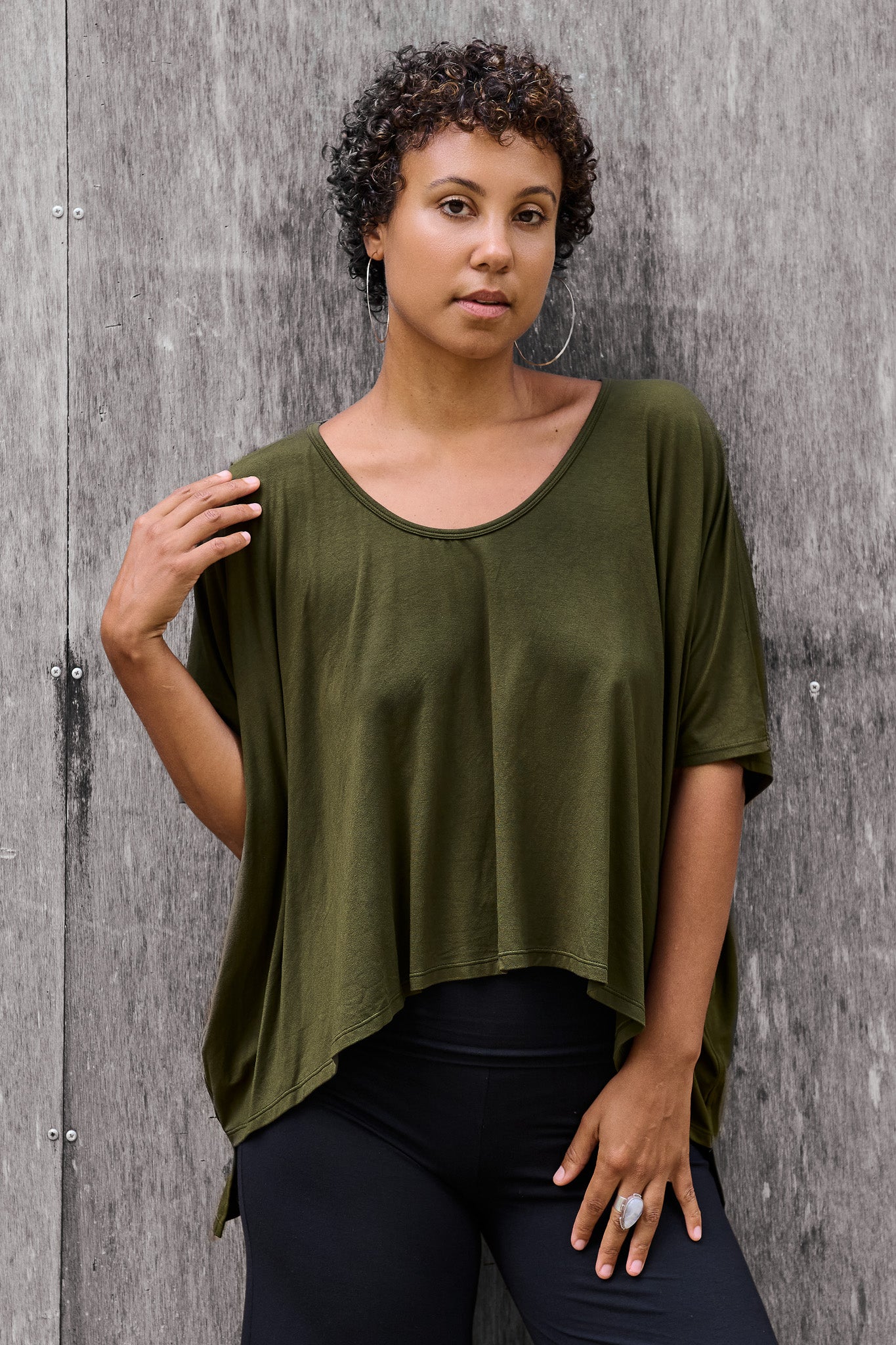 Dreamer Top Forest Green