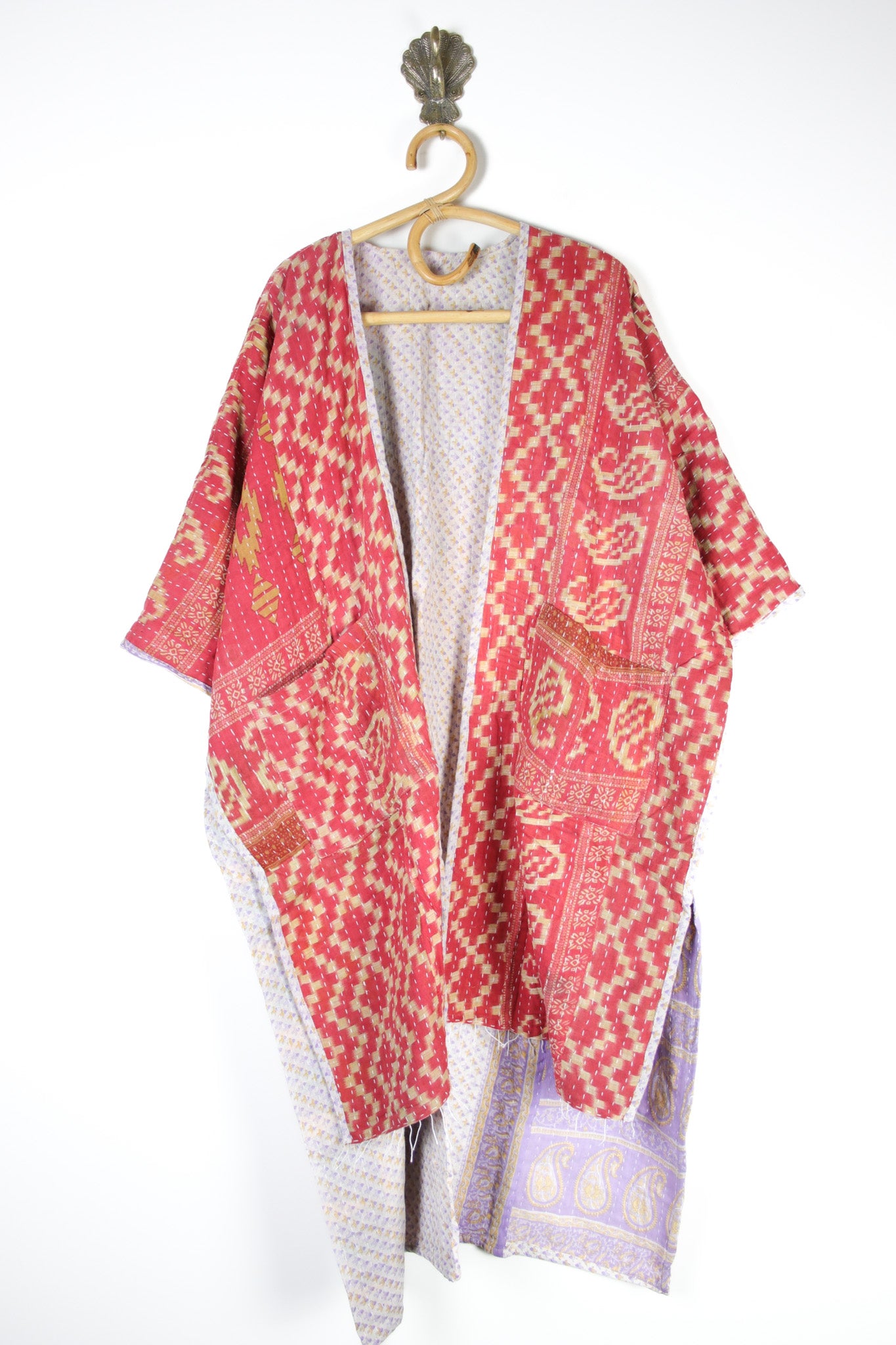 Kantha Ruana l/slv (14561)