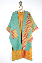 Kantha Ruana Long Sleeve (14576)