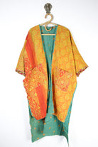 Kantha Ruana Long Sleeve (14576)