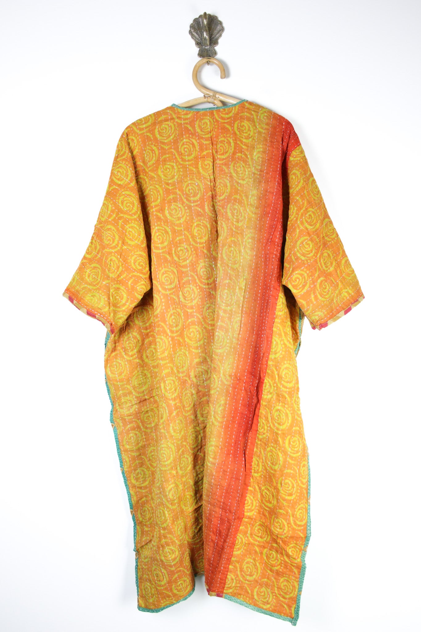 Kantha Ruana Long Sleeve (14576)