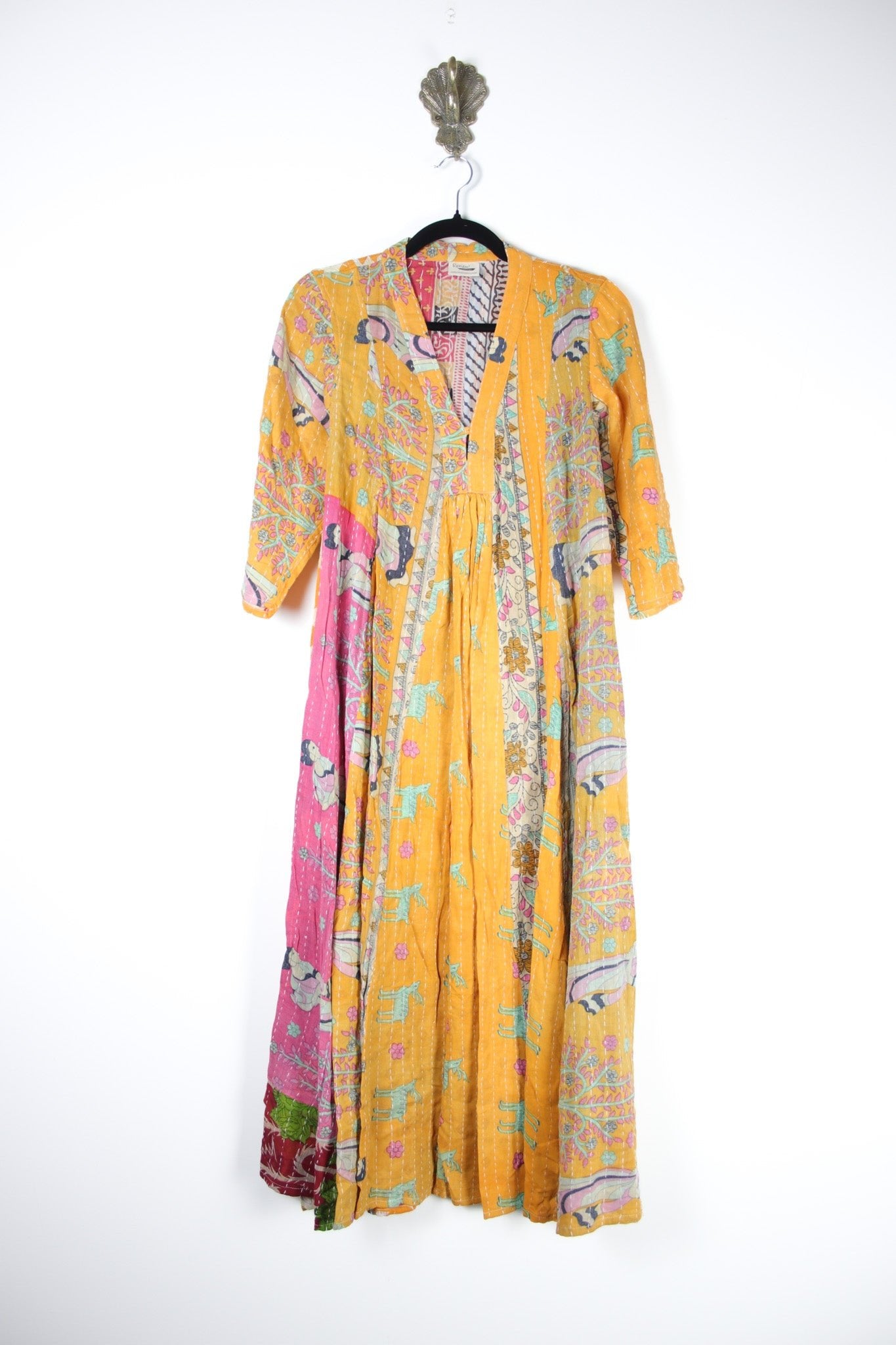 Selene Kantha Dress M (18451) SeleneDressMRenewBohemian184511 Renew Bohemian Pty Ltd