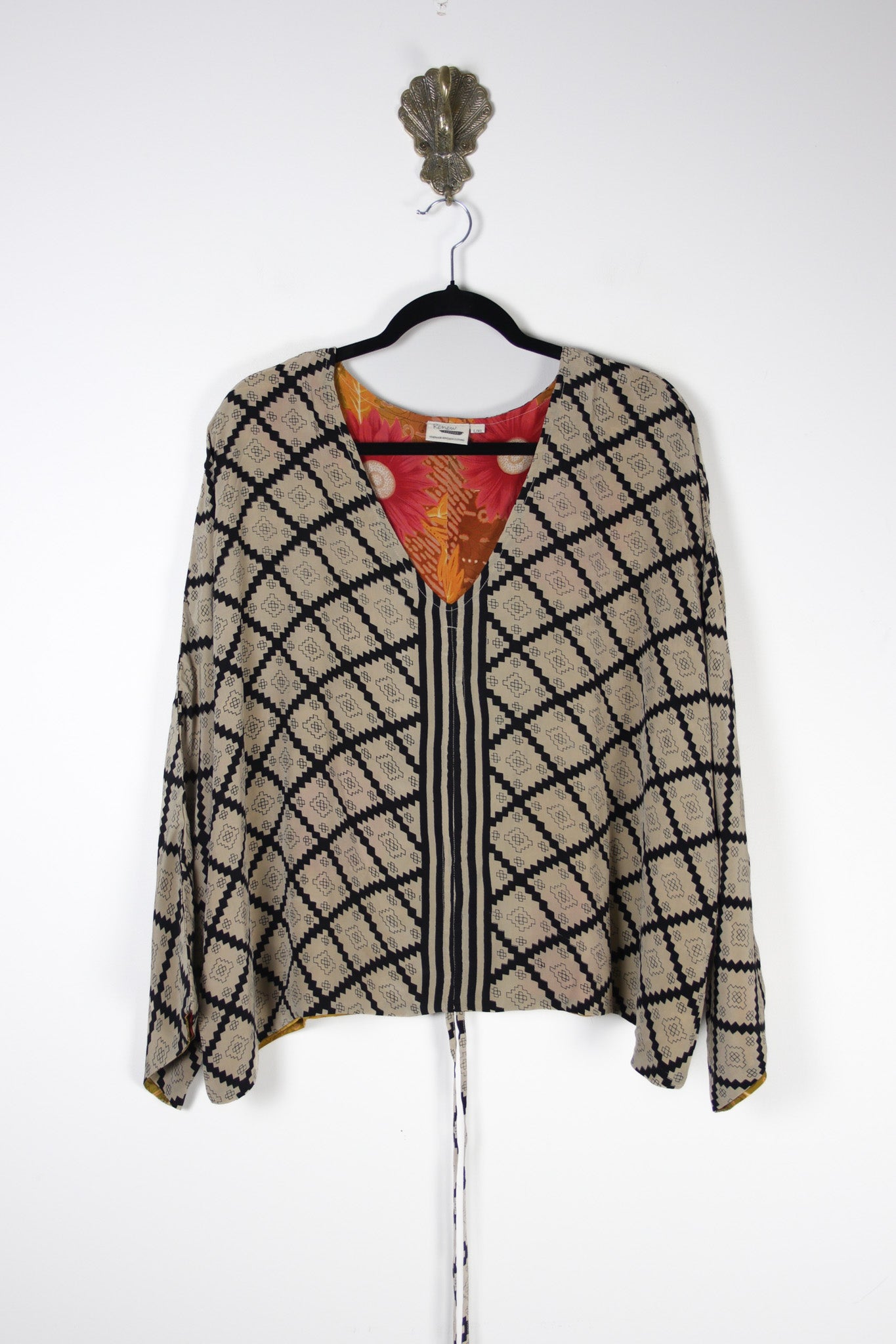 Jovie Silk Top L/XL (20257) SilkJovieL_XLRenewBohemian202571 Renew Bohemian Pty Ltd