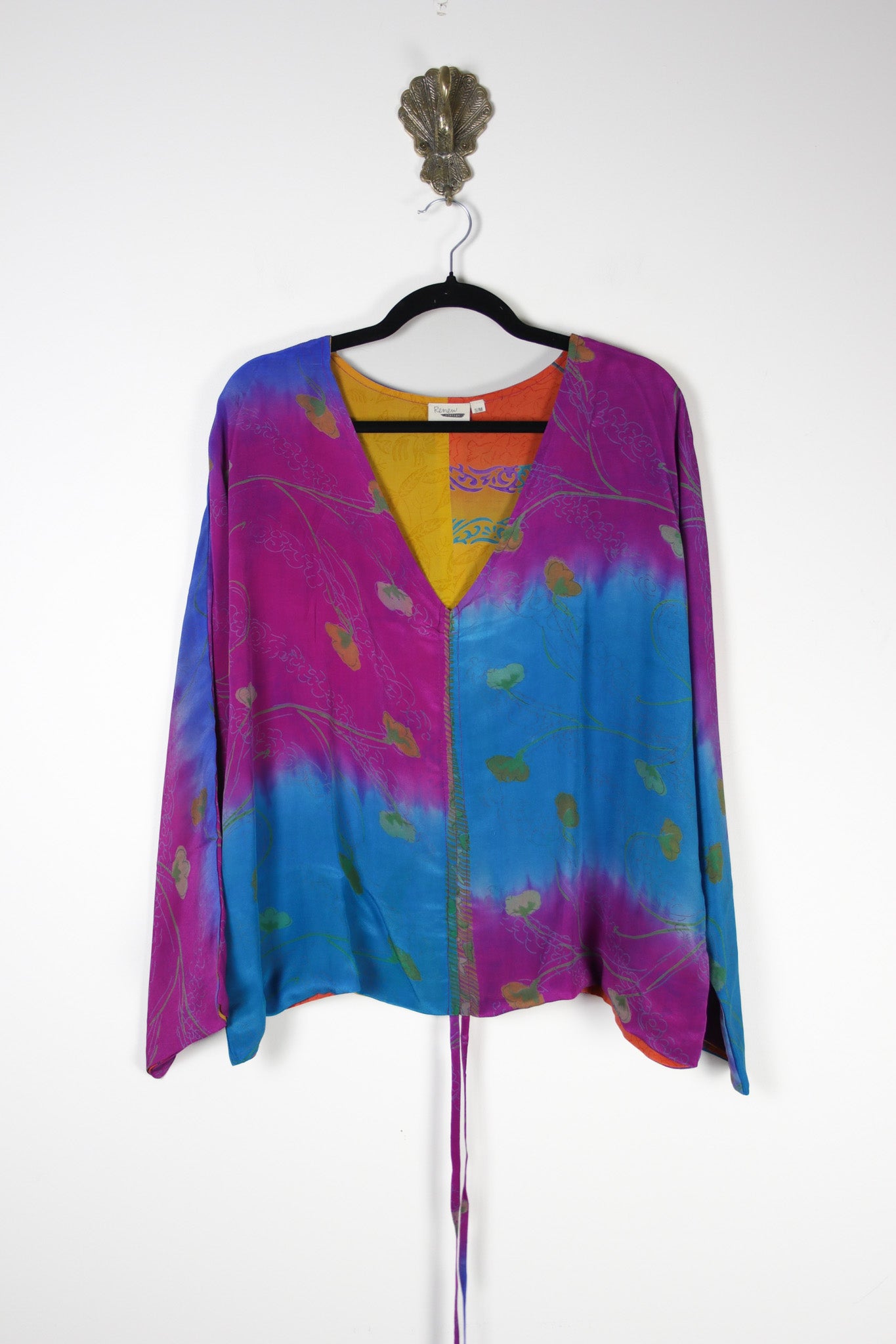 Jovie Silk Top S/M (20245) SilkJovieS_MRenewBohemian202451 Renew Bohemian Pty Ltd