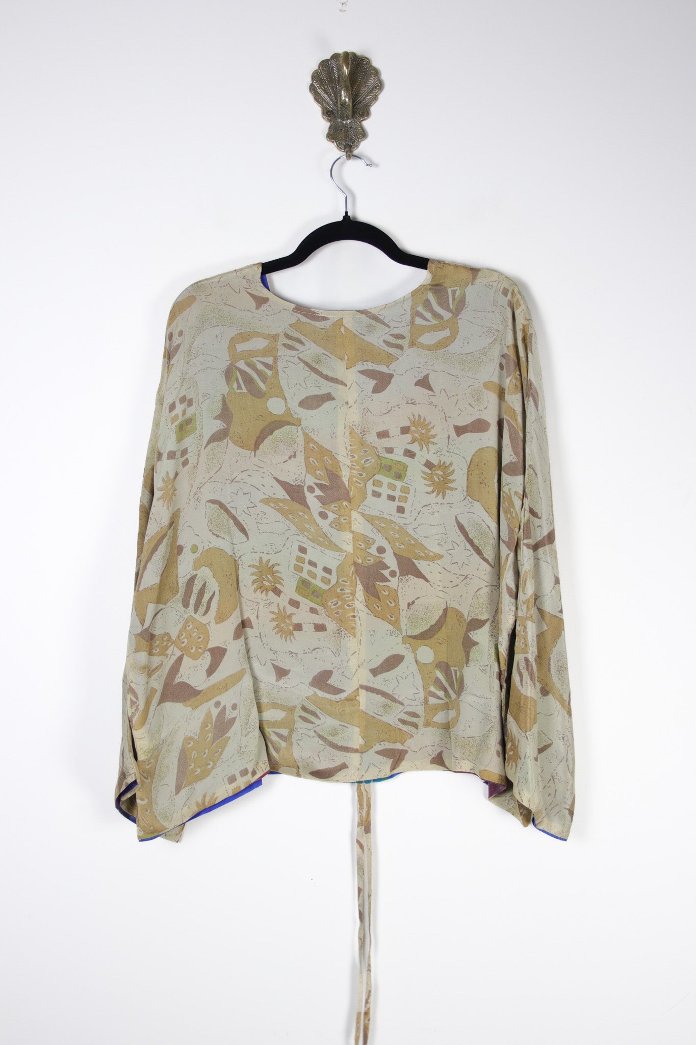 Jovie Silk Top S/M (20246) SilkJovieS_MRenewBohemian202461 Renew Bohemian Pty Ltd