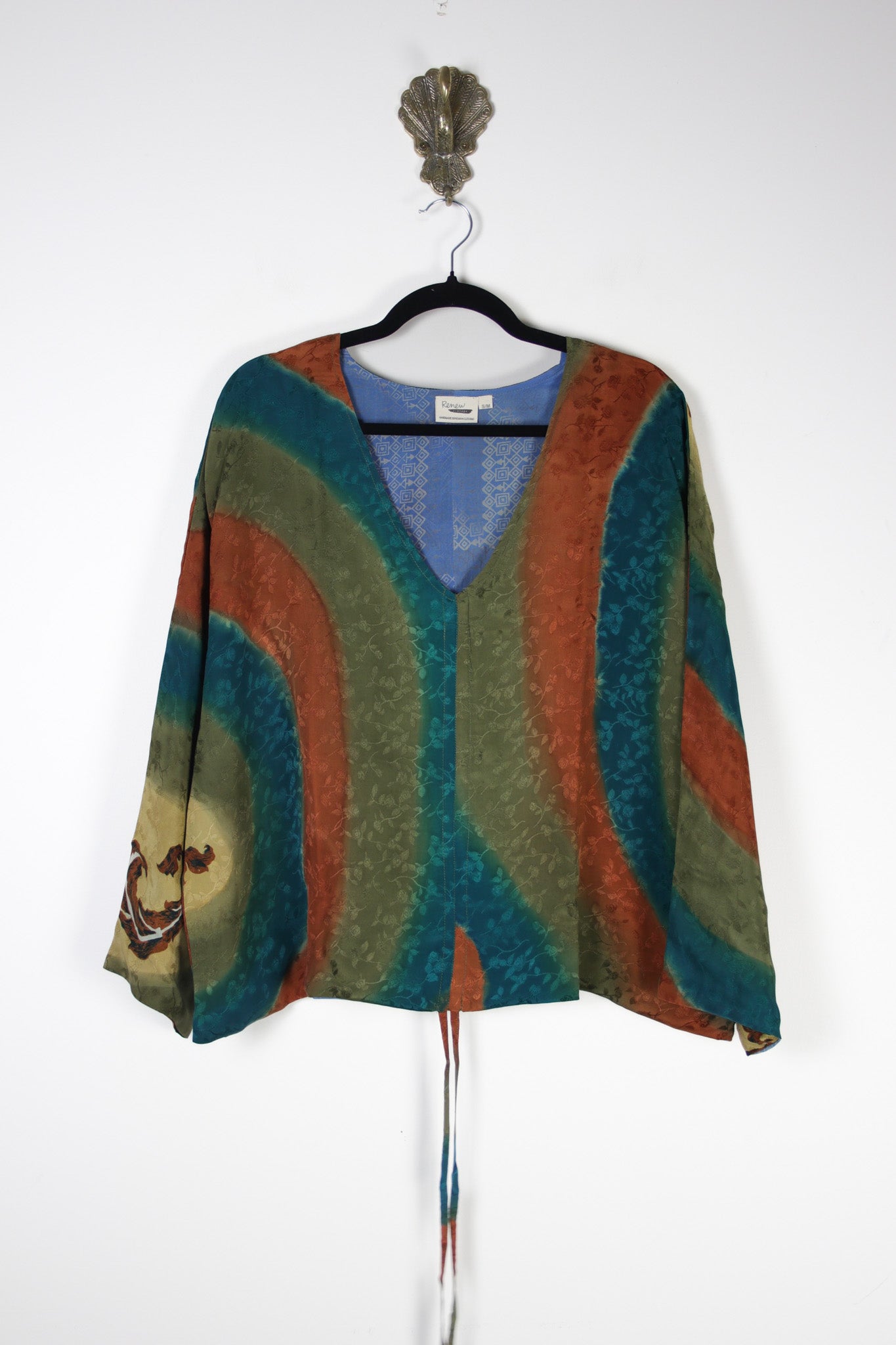 Jovie Silk Top S/M (20248) SilkJovieS_MRenewBohemian202481 Renew Bohemian Pty Ltd