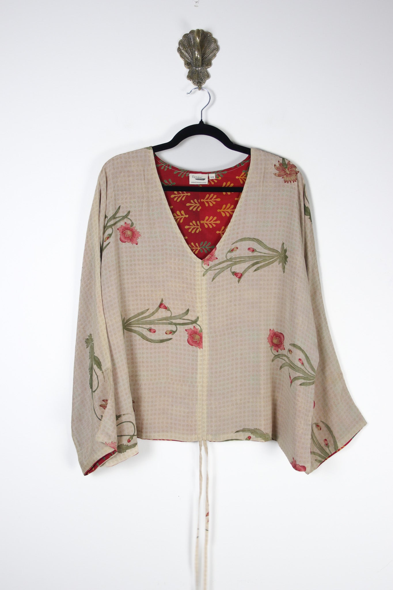 Jovie Silk Top S/M (20252) SilkJovieS_MRenewBohemian202521 Renew Bohemian Pty Ltd