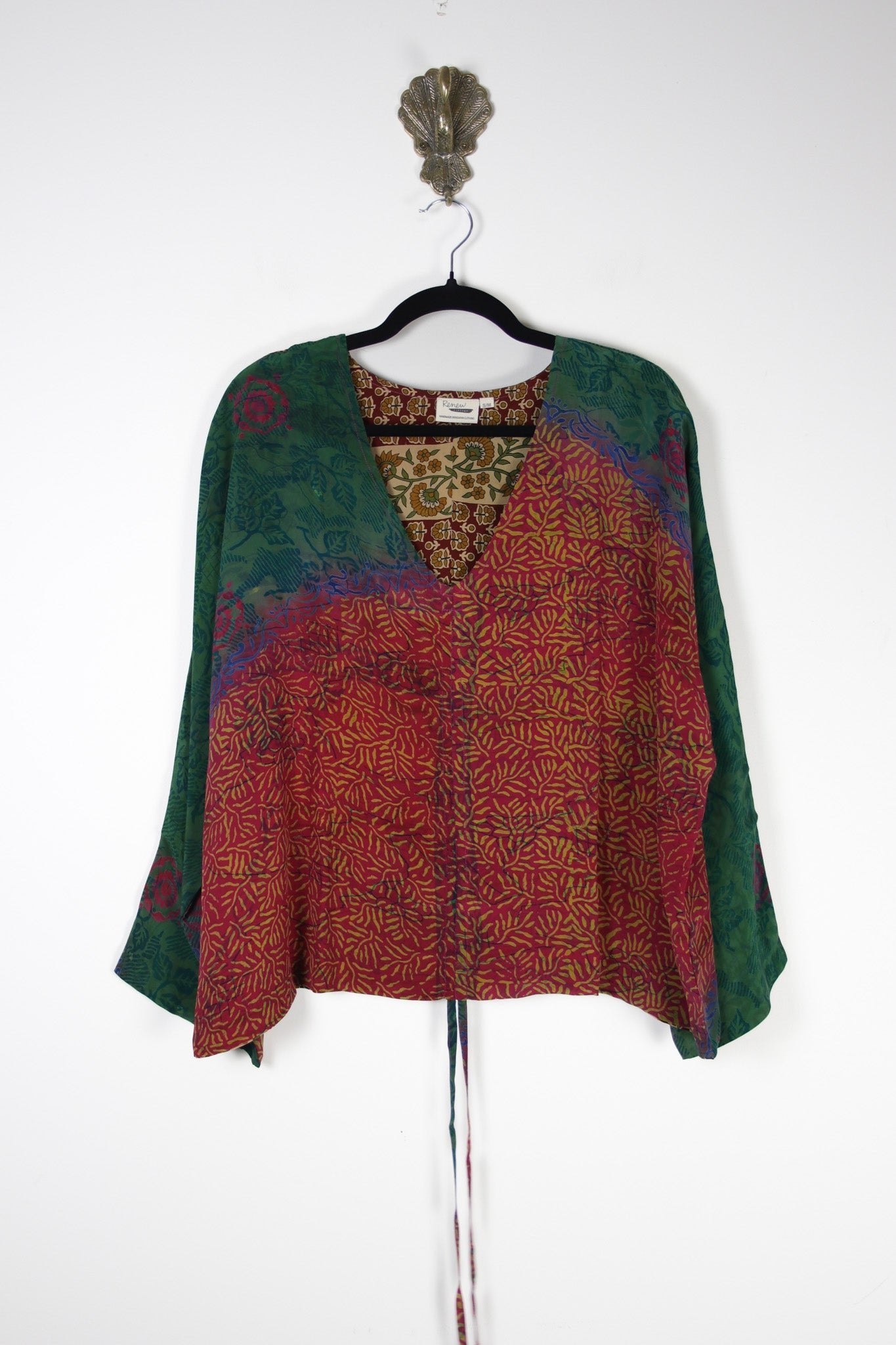 Jovie Silk Top S/M (20255) SilkJovieS_MRenewBohemian202551 Renew Bohemian Pty Ltd