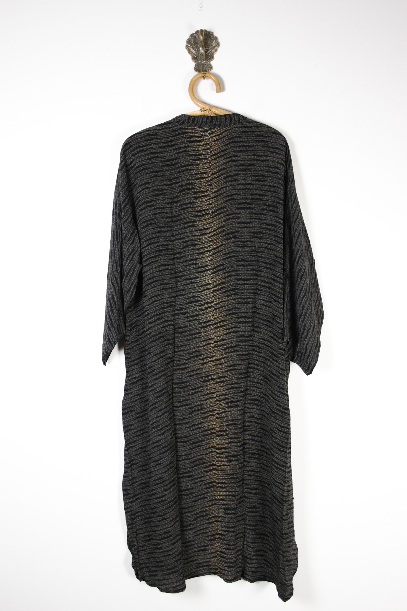 Jasmine Silk Shirtdress 2XL (13806) SilkShirtdress2XLRenewVintage138062 Renew Bohemian Pty Ltd