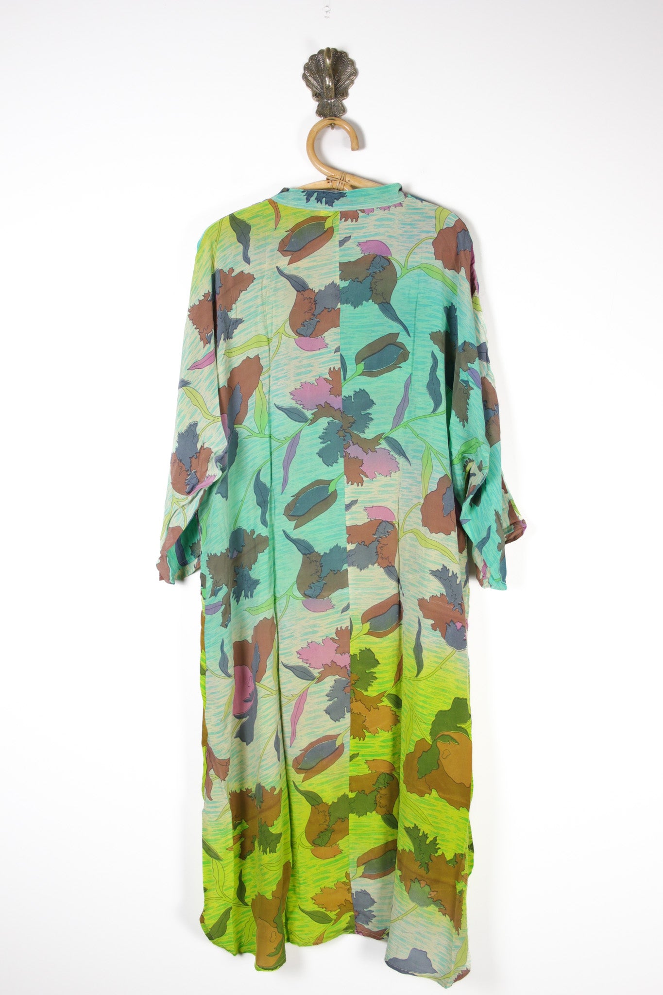 Jasmine Silk Shirtdress 3XL (13820) SilkShirtdress3XLRenewVintage138202 Renew Bohemian Pty Ltd