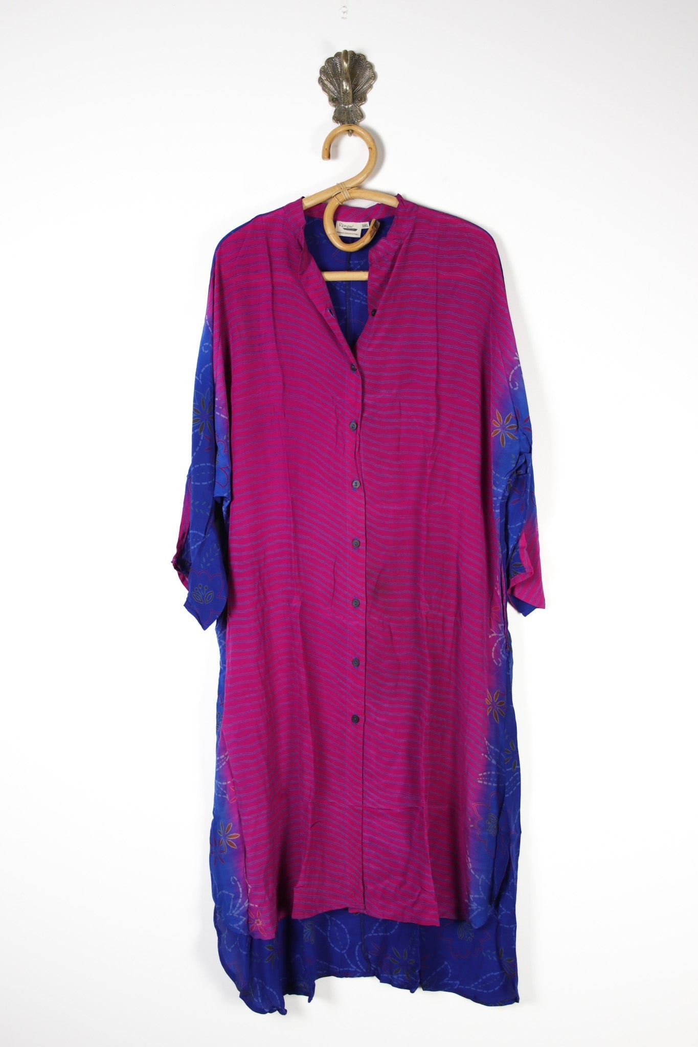 Jasmine Silk Shirtdress 3XL (13823) SilkShirtdress3XLRenewVintage138231 Renew Vintage