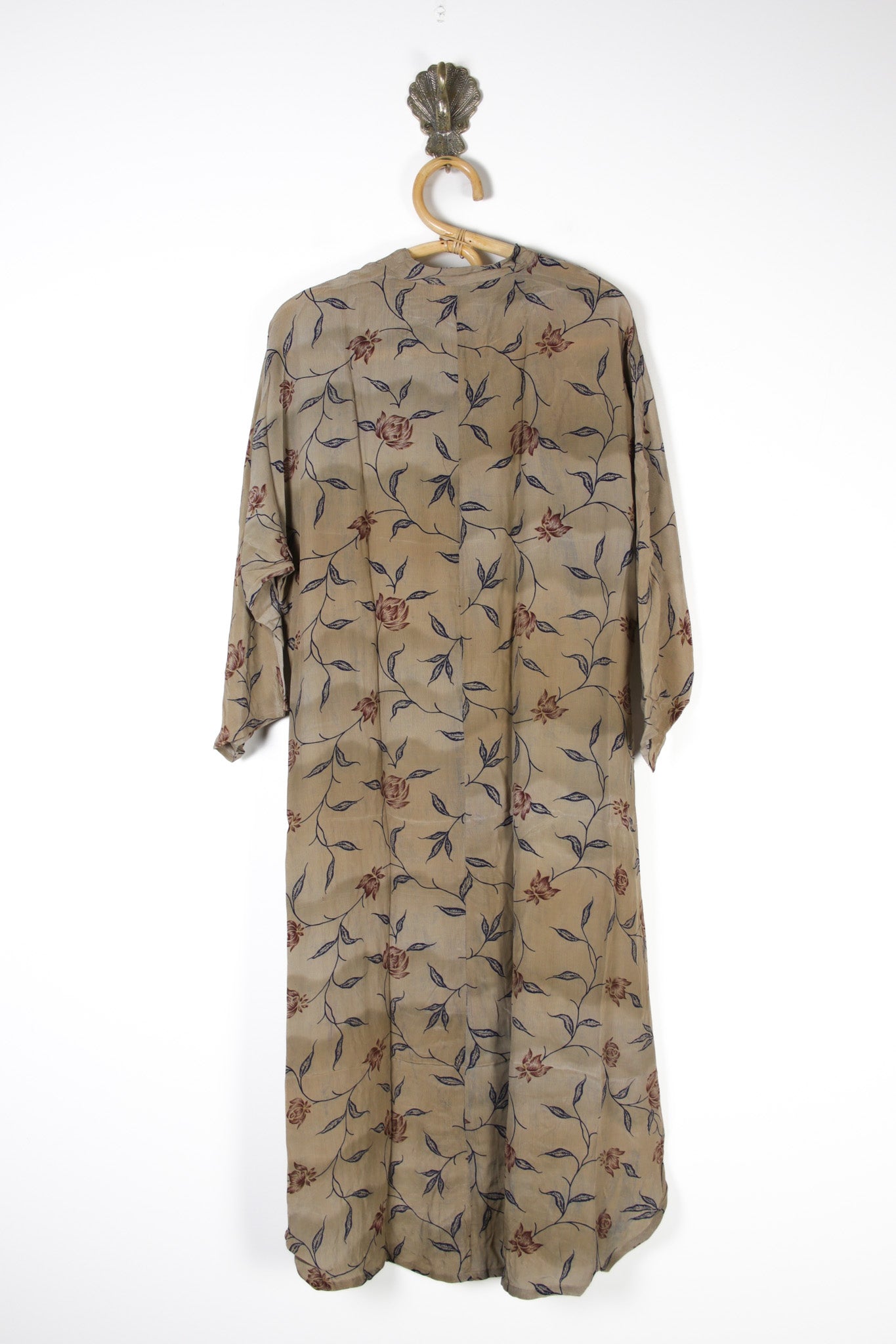 Jasmine Silk Shirtdress L (13685) SilkShirtdressLRenewVintage136852 Renew Vintage