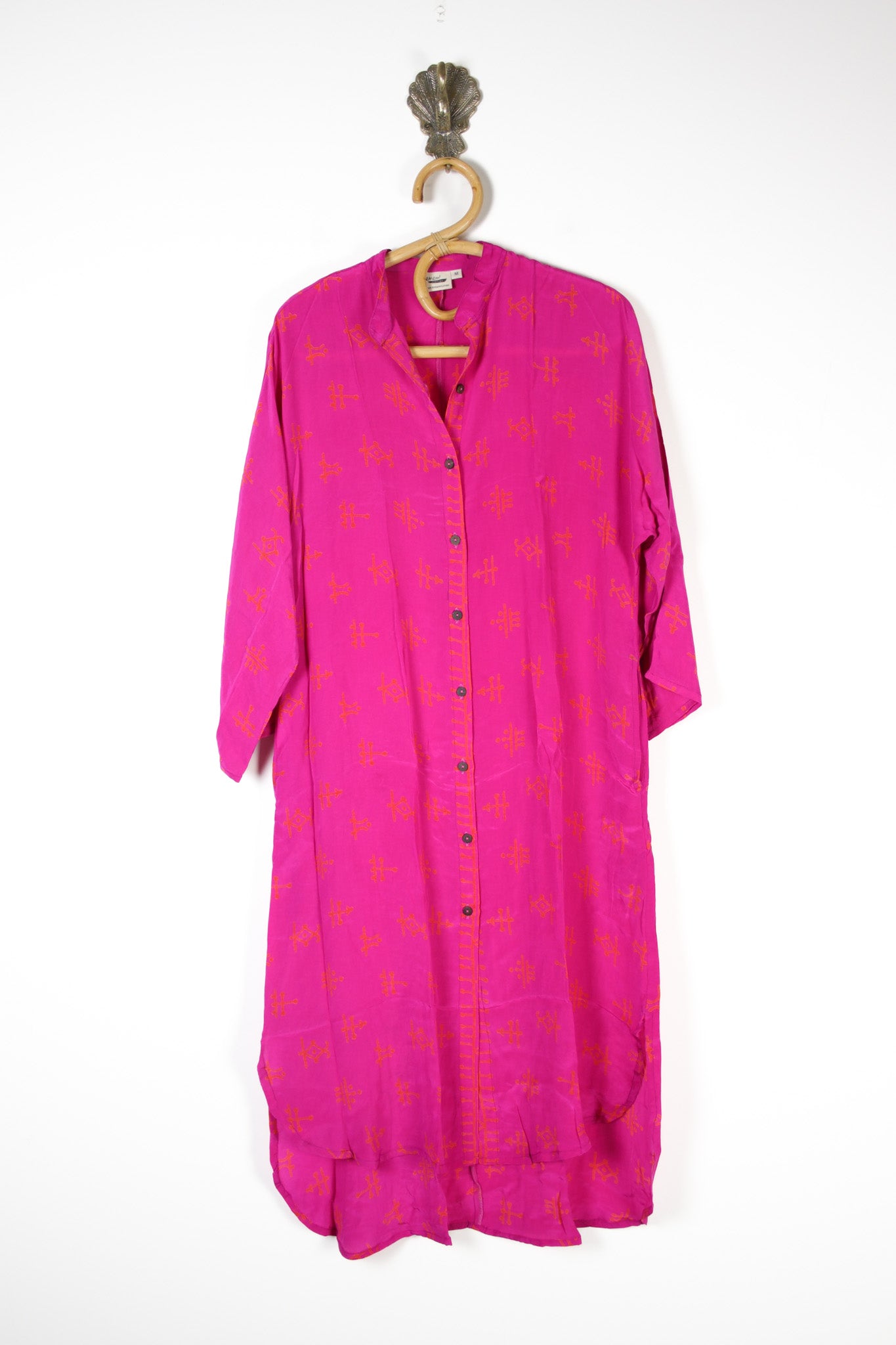 Jasmine Silk Shirtdress M (13660) SilkShirtdressMRenewVintage136601 Renew Vintage