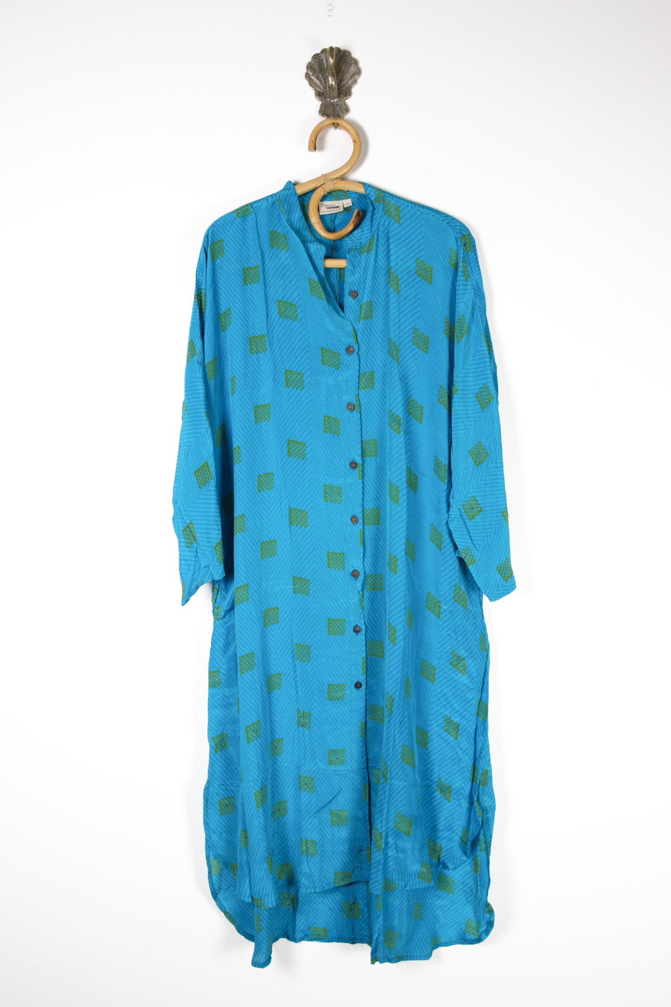 Jasmine Silk Shirtdress XL (13691)