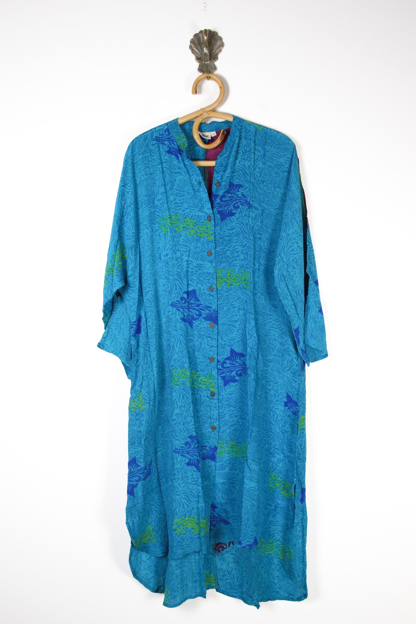 Jasmine Silk Shirtdress XL (13705)