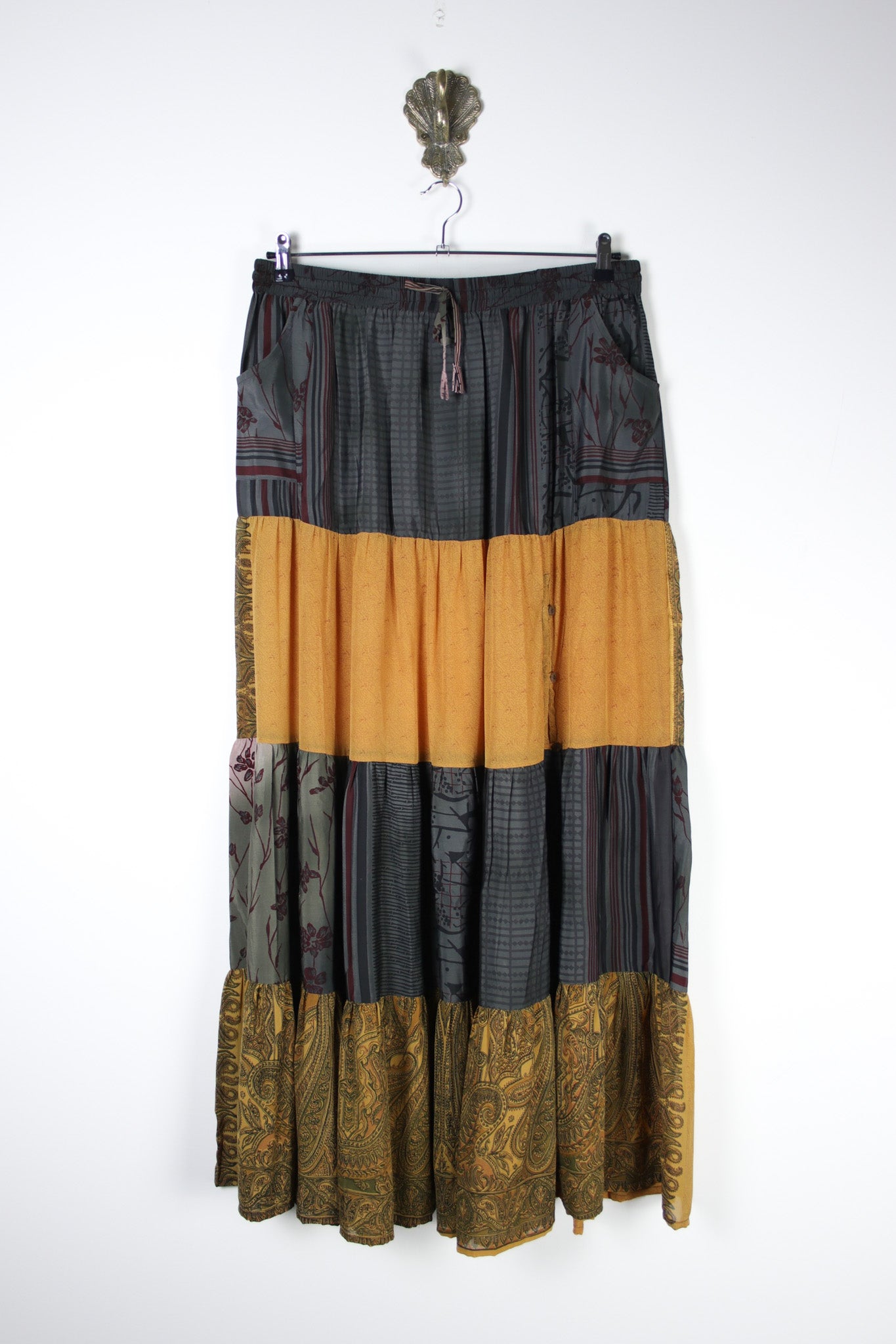 Spellbound Silk Maxi Skirt 2XL (18683)