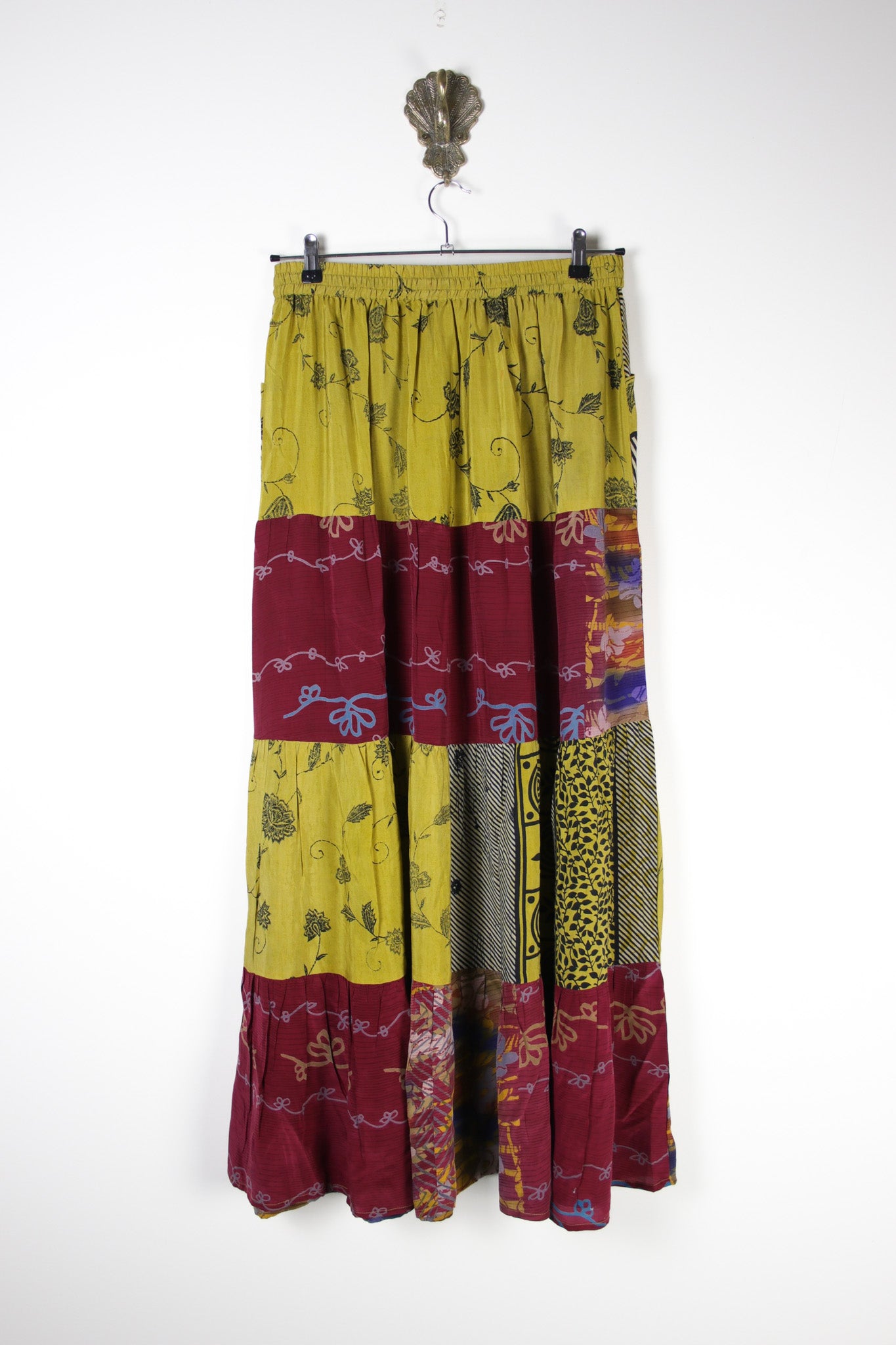 Spellbound Silk Maxi Skirt L (18661) SpellboundMaxiLRenewBohemian186612 Renew Bohemian Pty Ltd