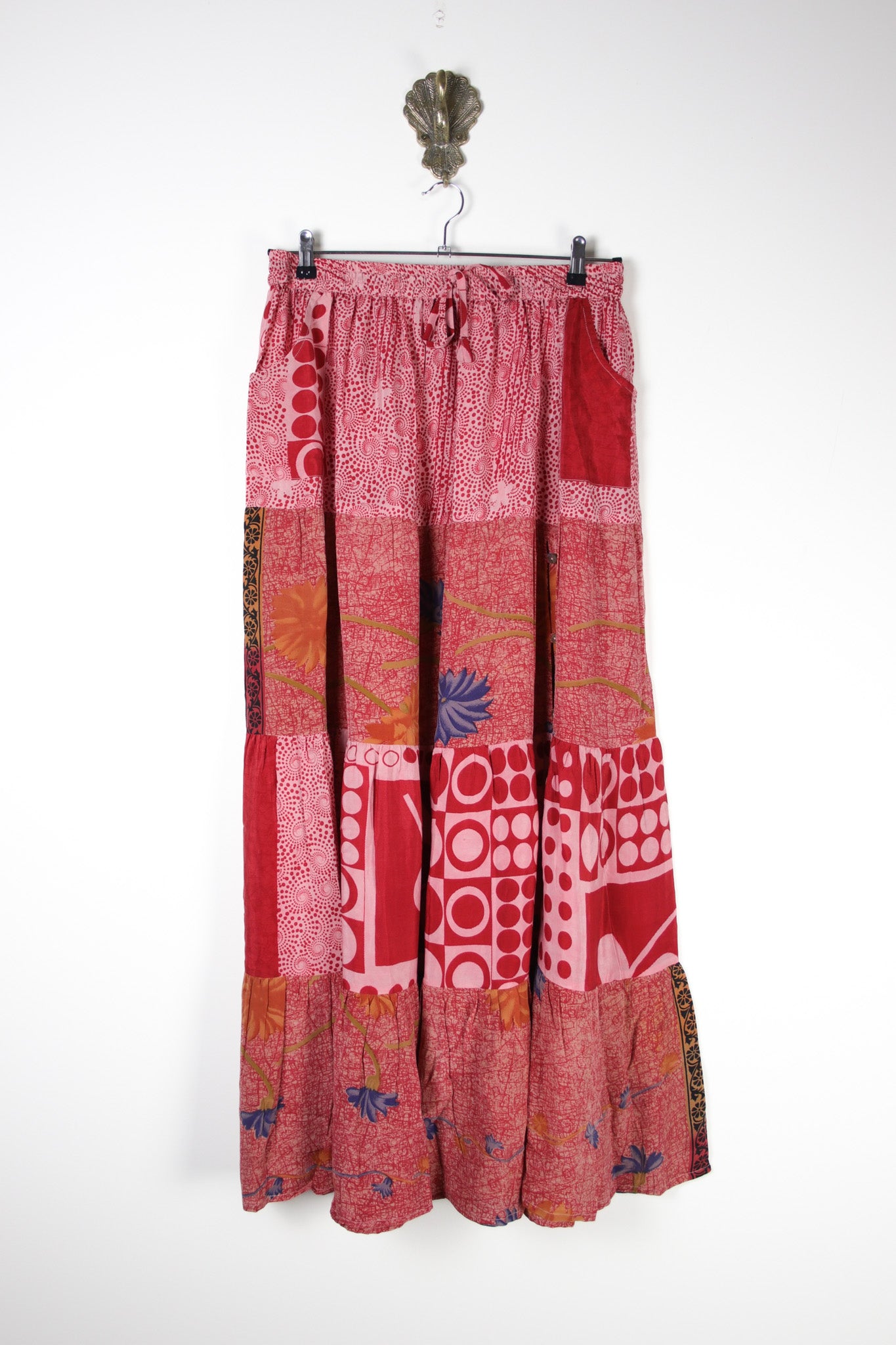 Spellbound Silk Maxi Skirt L (18667) SpellboundMaxiLRenewBohemian186671 Renew Bohemian Pty Ltd