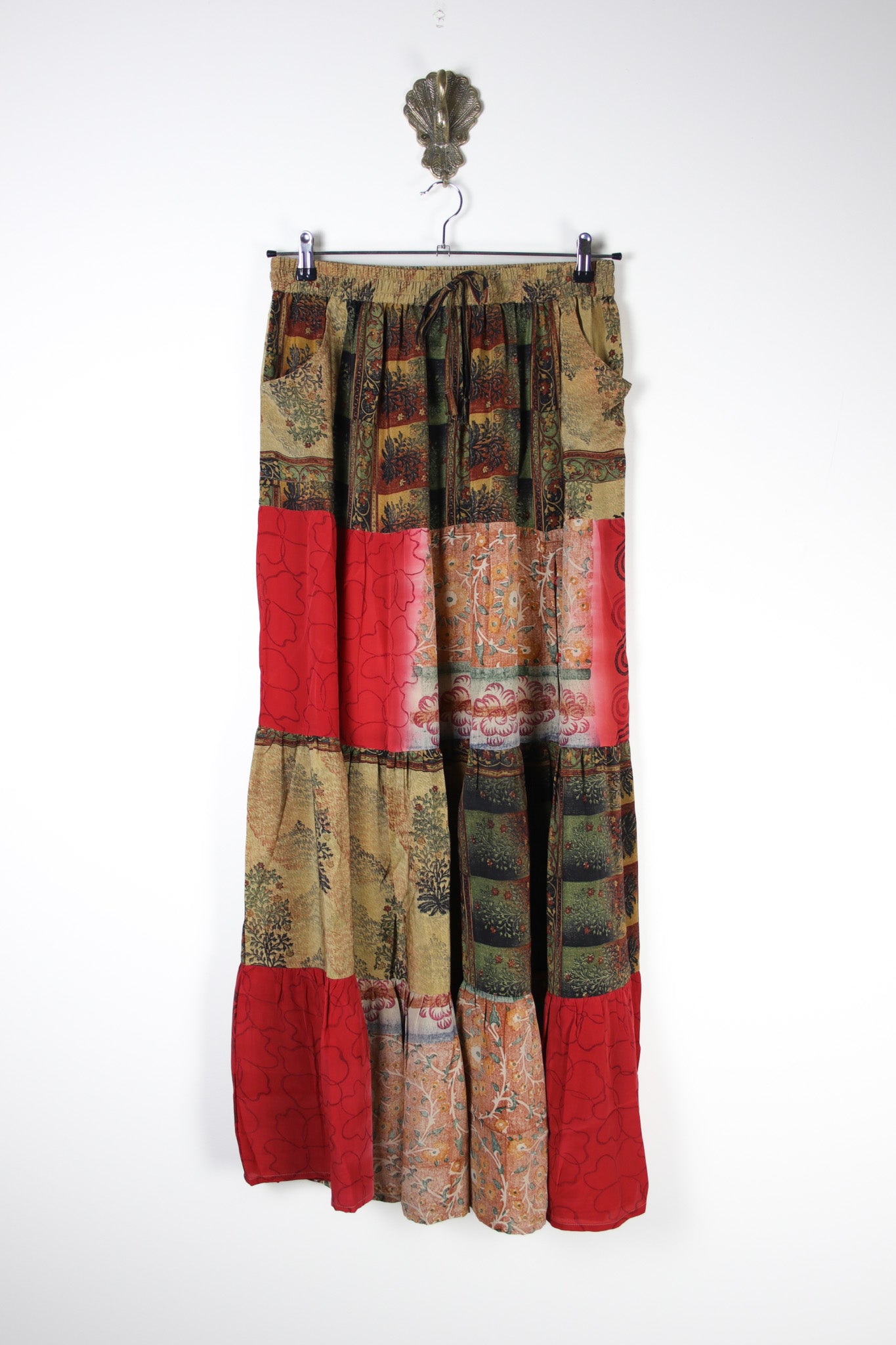 Spellbound Silk Maxi Skirt L (18669) SpellboundMaxiLRenewBohemian186691 Renew Bohemian Pty Ltd