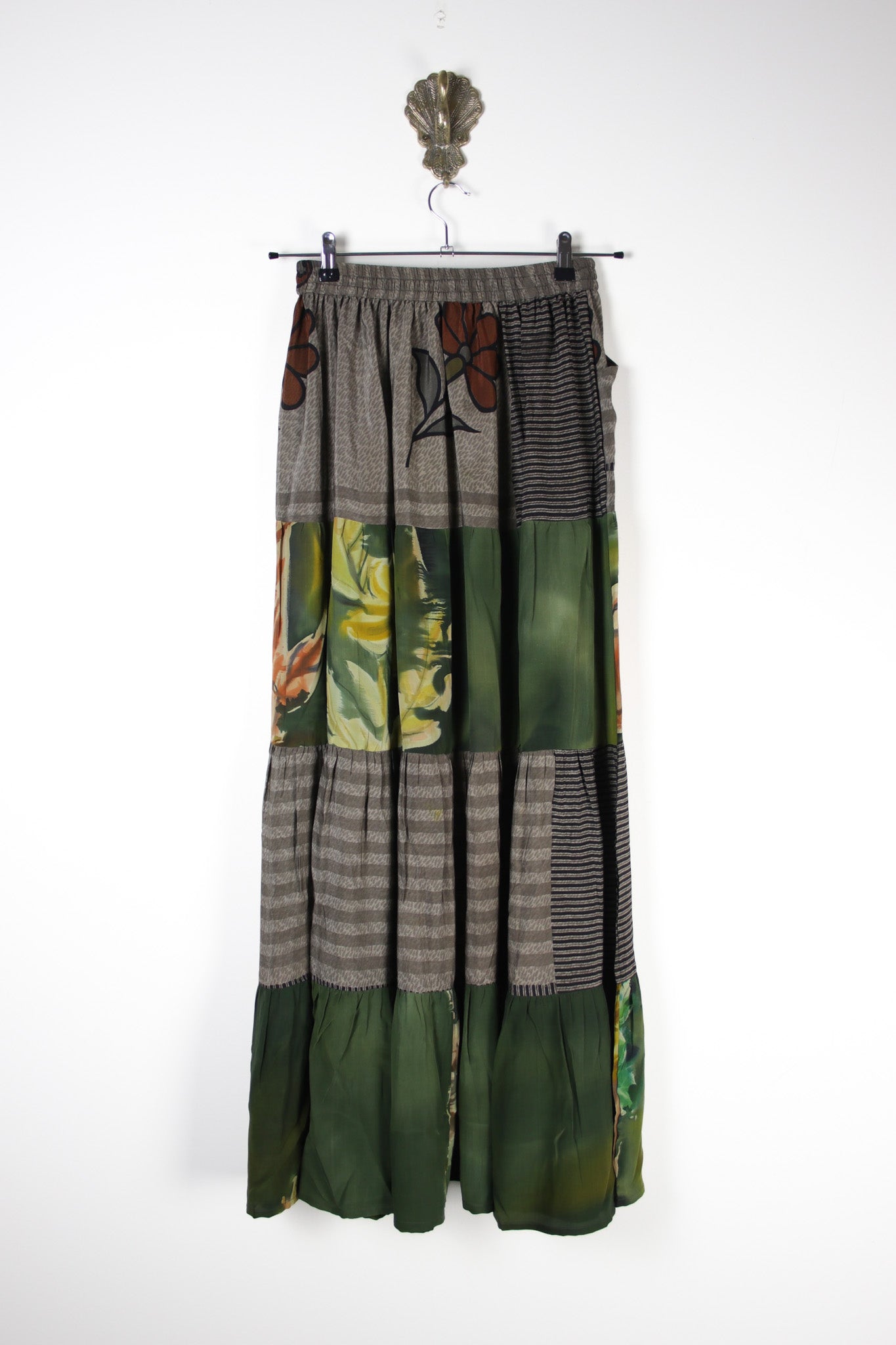 Spellbound Silk Maxi Skirt S (18642) SpellboundMaxiSRenewBohemian186422 Renew Bohemian Pty Ltd