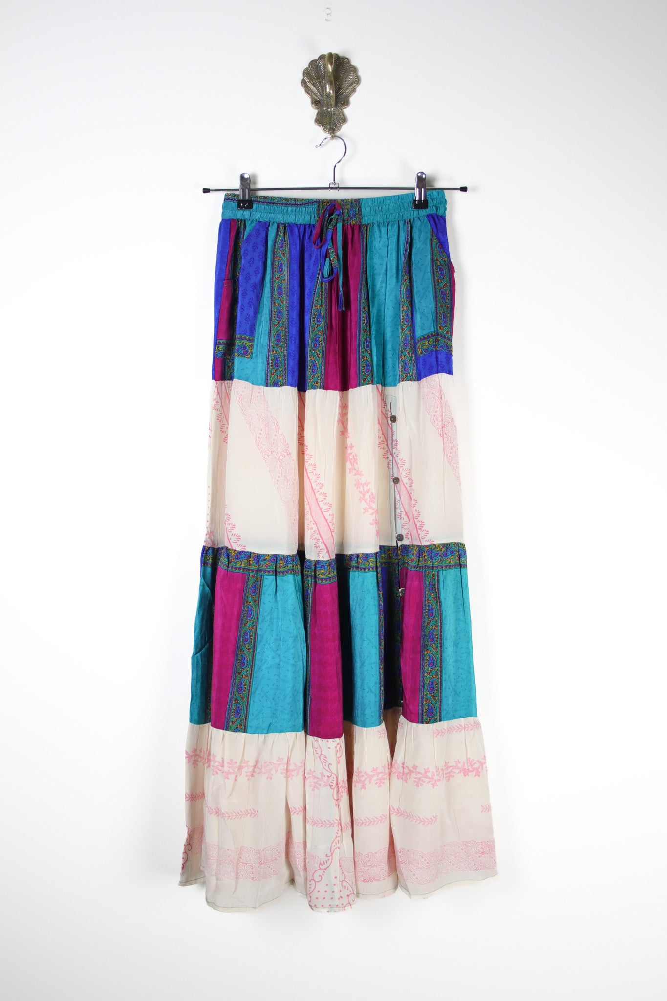 Spellbound Silk Maxi Skirt S (18644) SpellboundMaxiSRenewBohemian186441 Renew Bohemian Pty Ltd