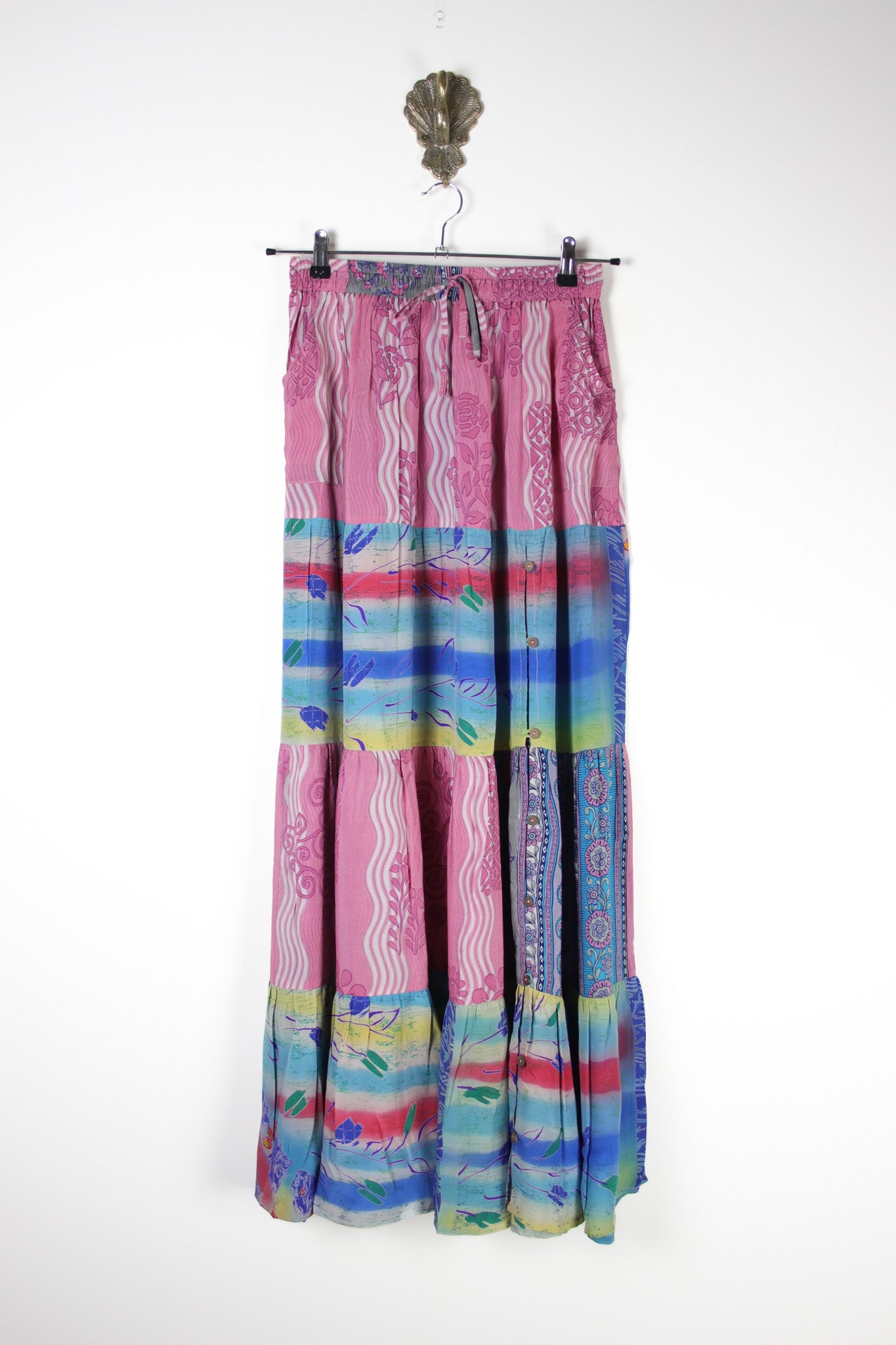 Spellbound Silk Maxi Skirt S (18649) SpellboundMaxiSRenewBohemian186491 Renew Bohemian Pty Ltd