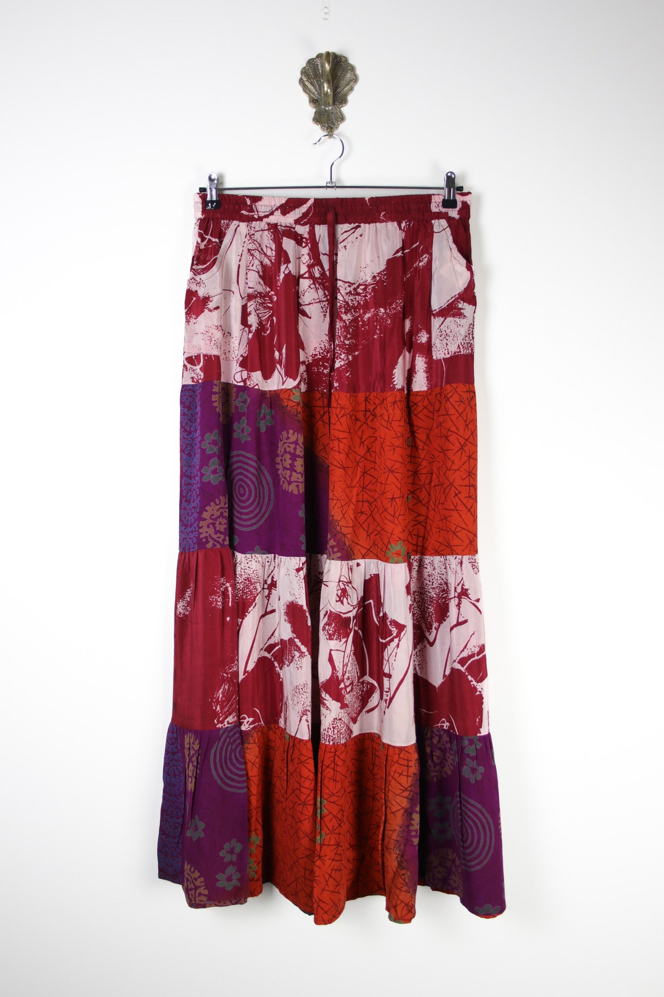 Spellbound Silk Maxi Skirt XL (18677)