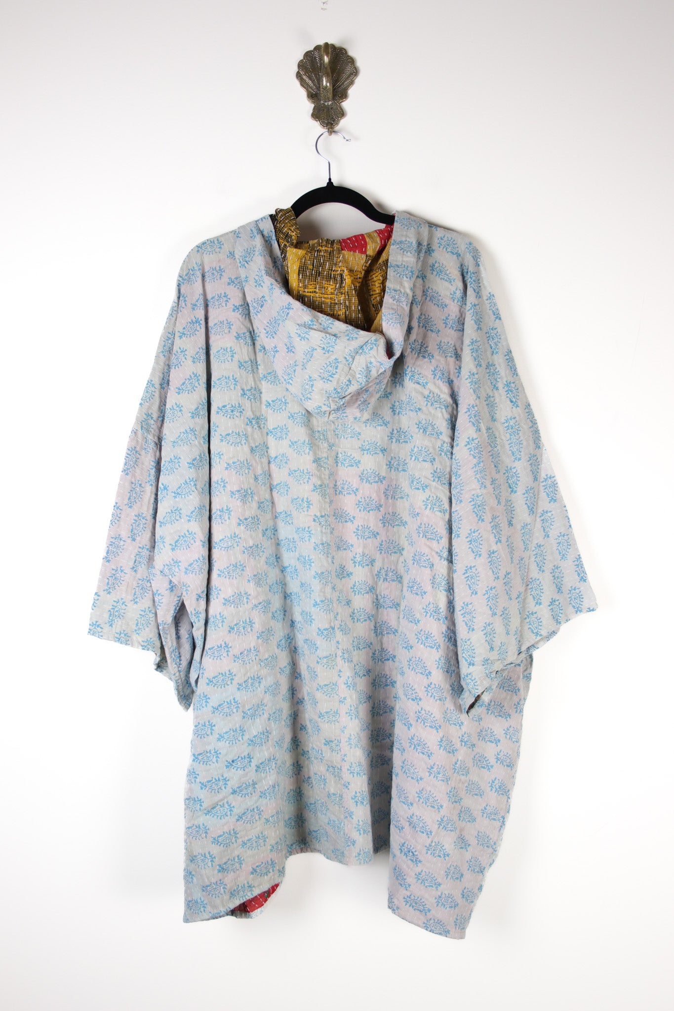 Sukha Hooded Kantha Tunic (16861)