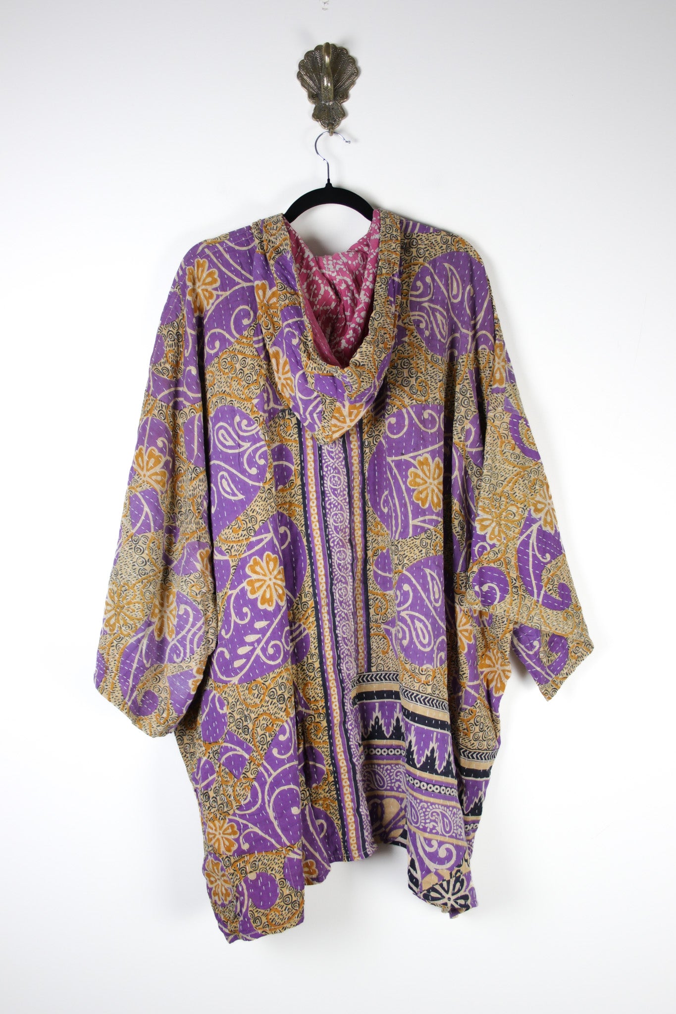 Sukha Hooded Kantha Tunic (16865)