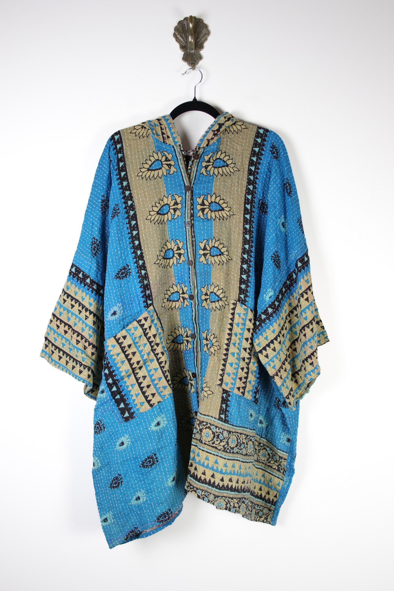 Sukha Hooded Kantha Tunic (16900)