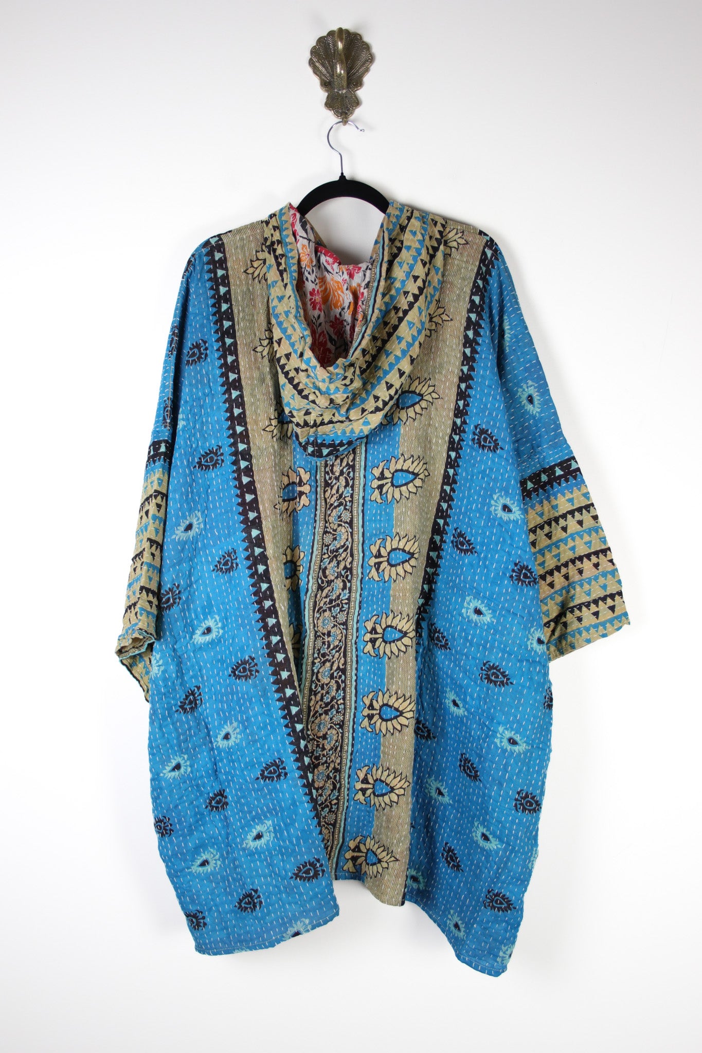 Sukha Hooded Kantha Tunic (16900)