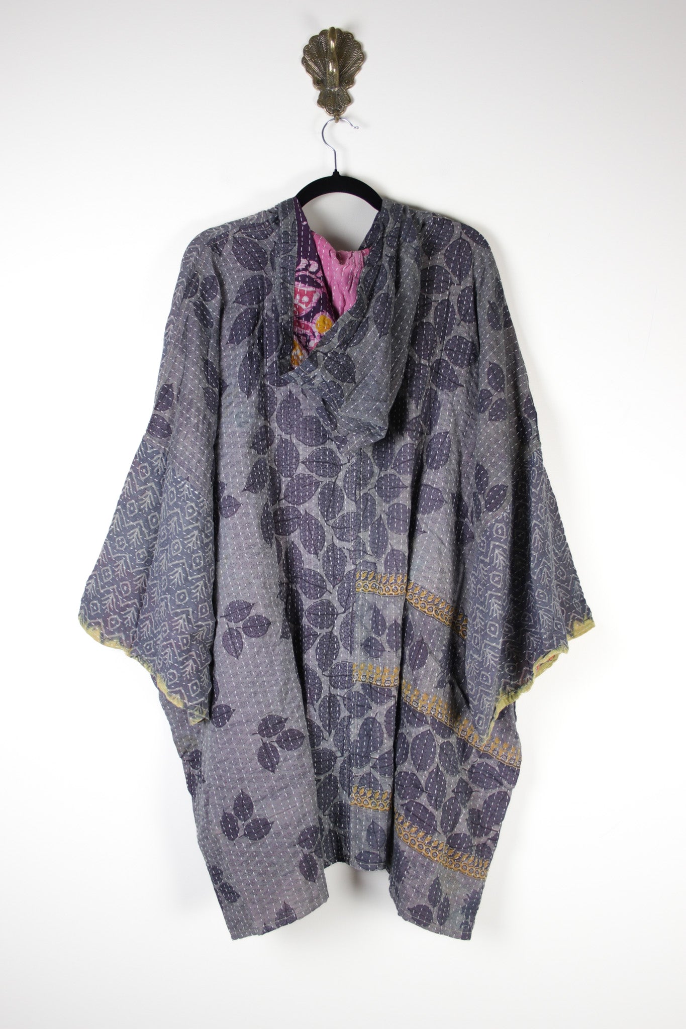 Sukha Hooded Kantha Tunic (16902)