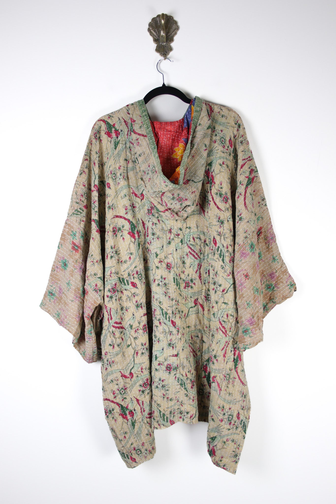 Sukha Hooded Kantha Tunic (16914)