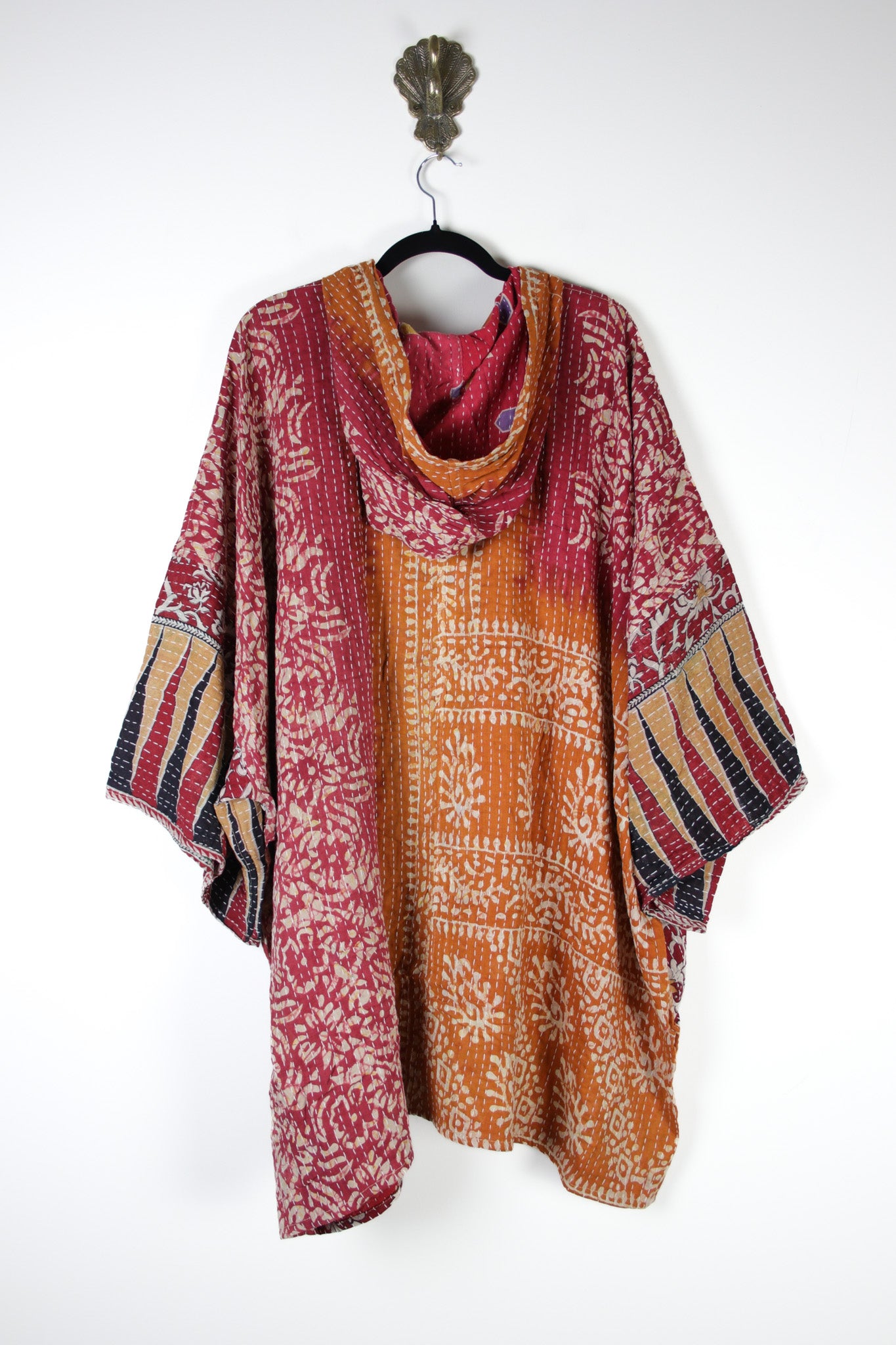 Sukha Hooded Kantha Tunic (16916)