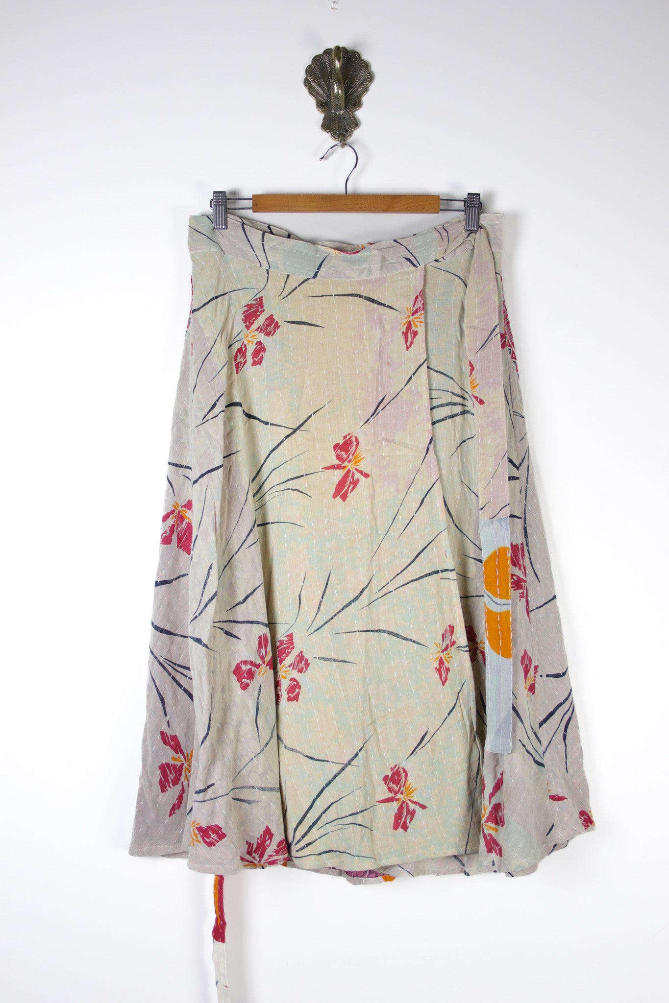 Sundar Kantha Skirt XL (16581)