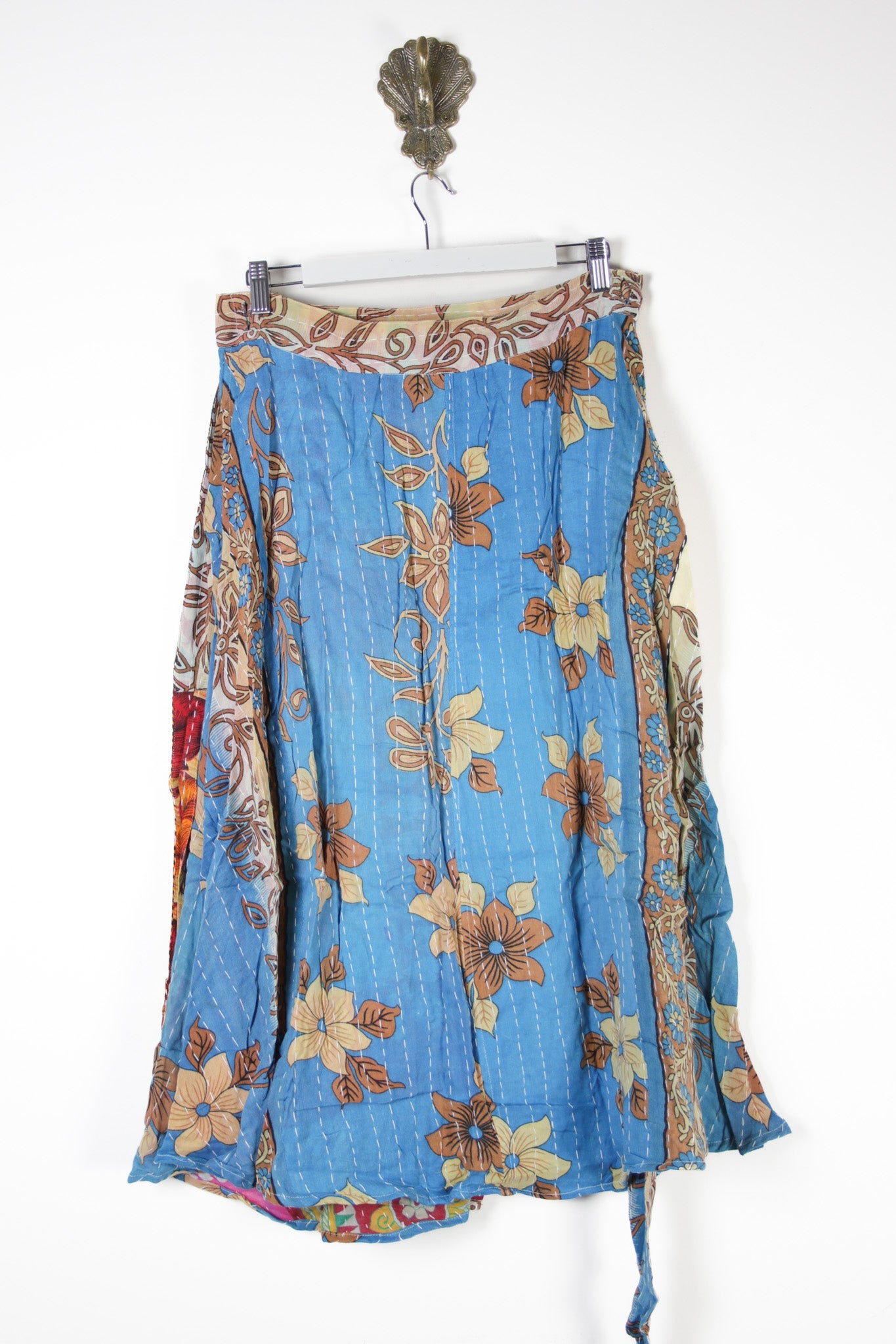 Sundar Kantha Skirt XL (13610)