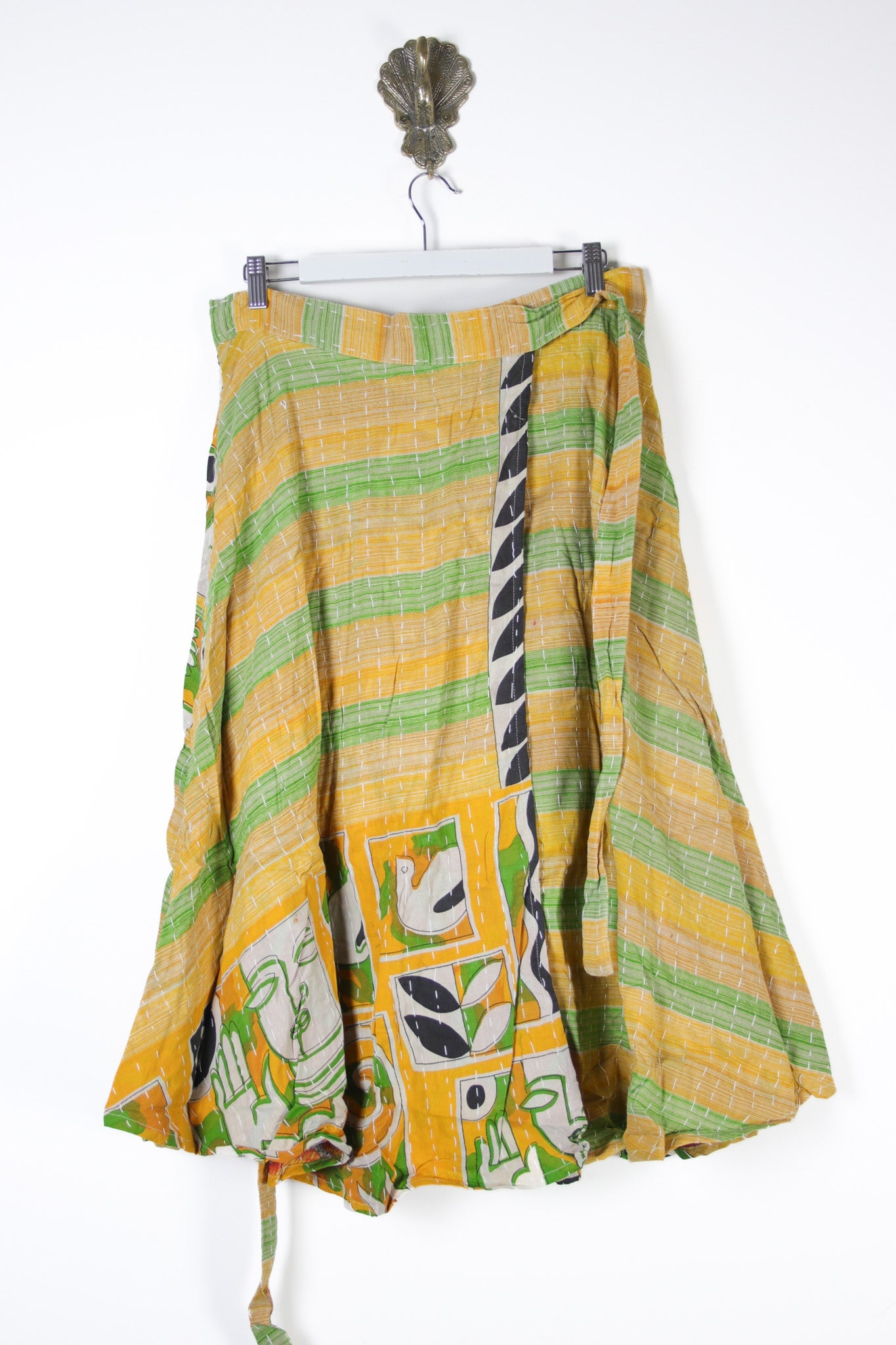 Sundar Kantha Skirt XL (13611)