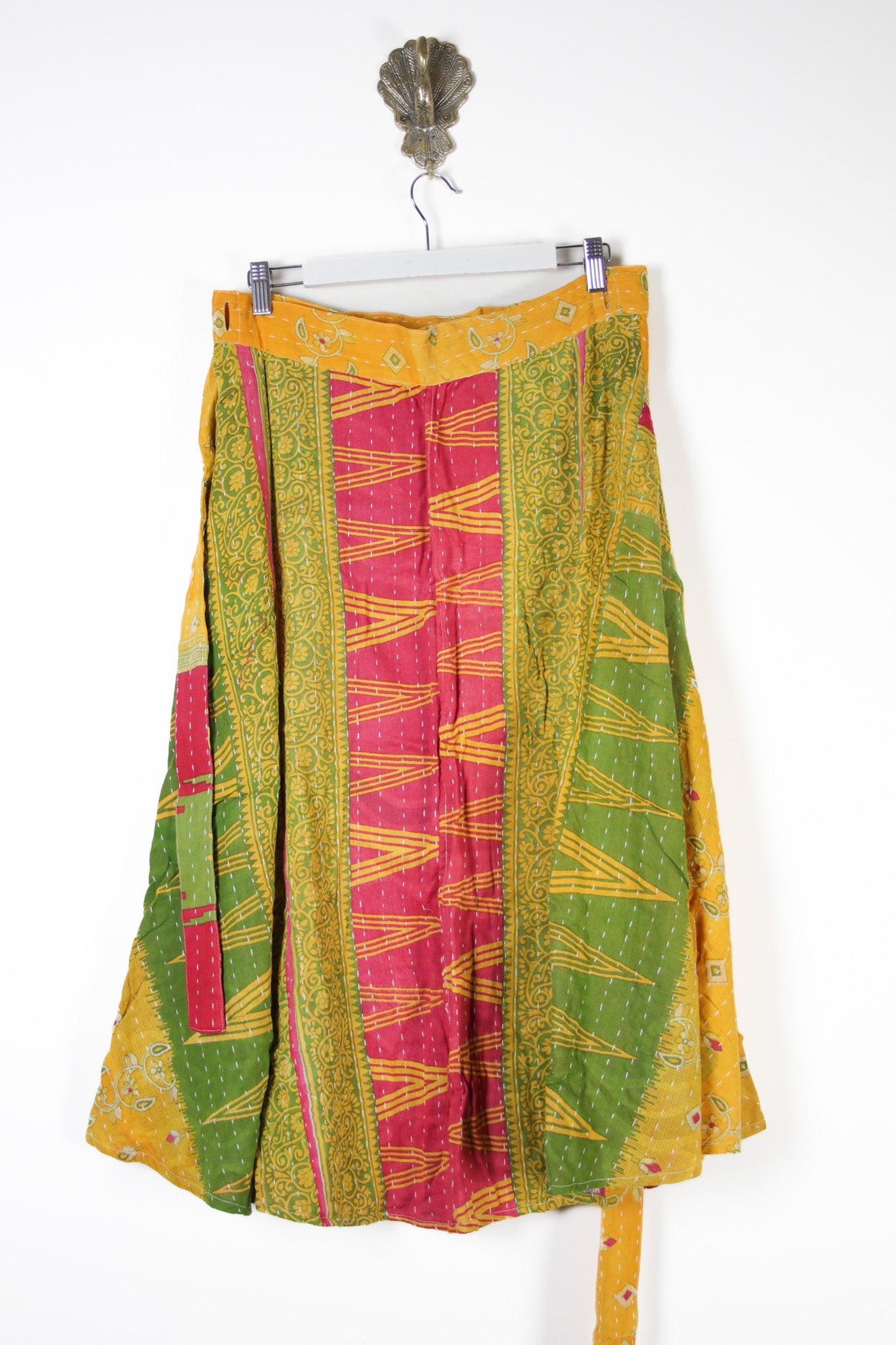 Sundar Kantha Skirt XL (13612)