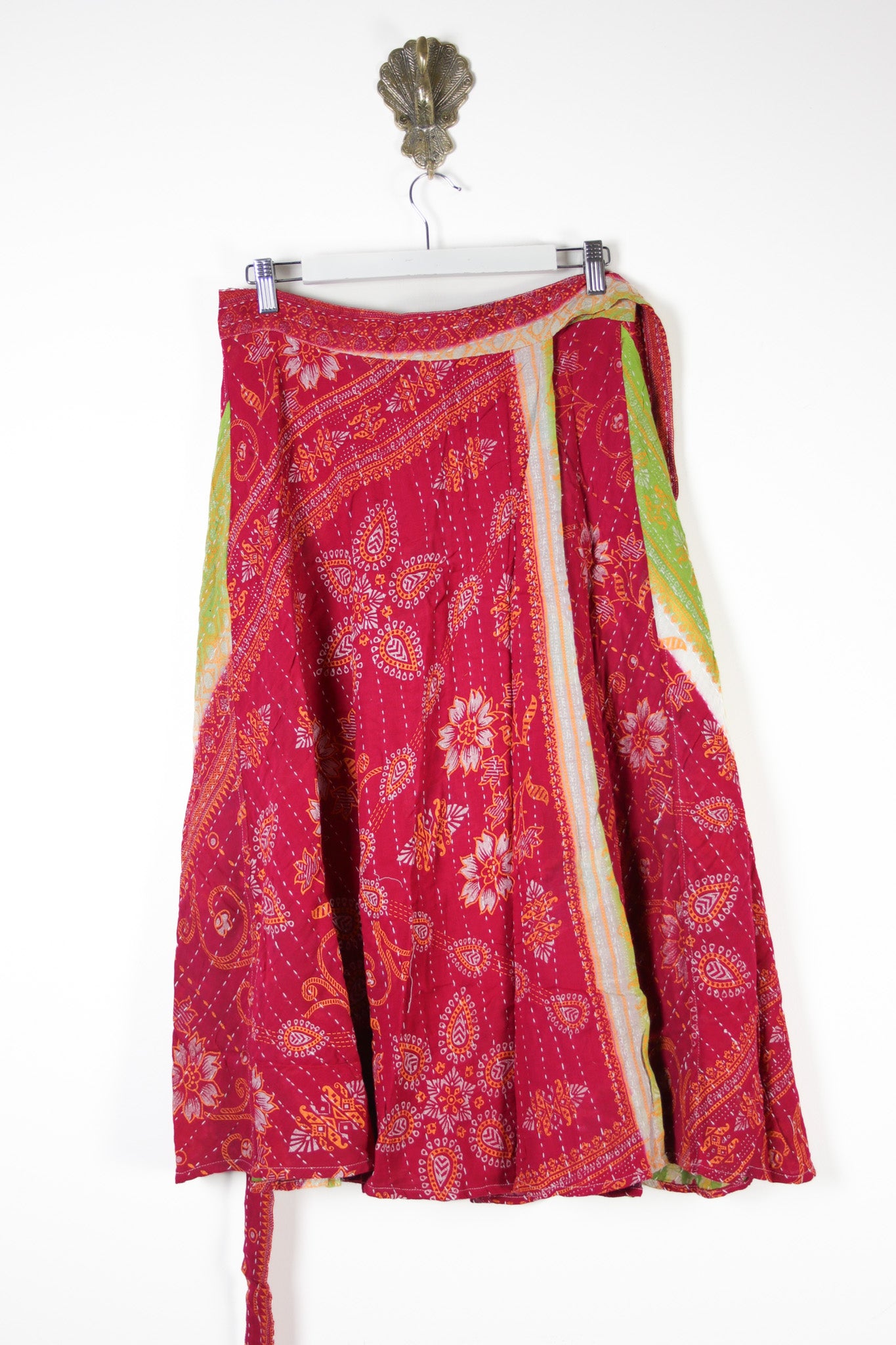 Sundar Kantha Skirt XL (13617)