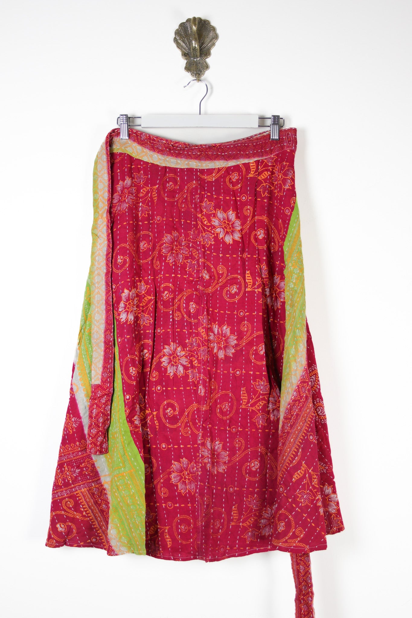 Sundar Kantha Skirt XL (13617)