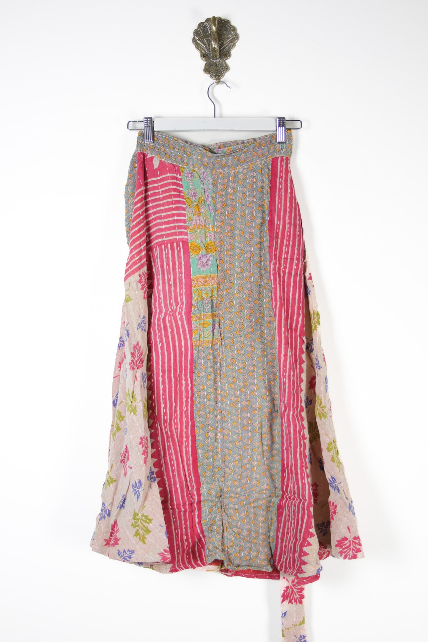 Sundar Kantha Skirt XS (13573)