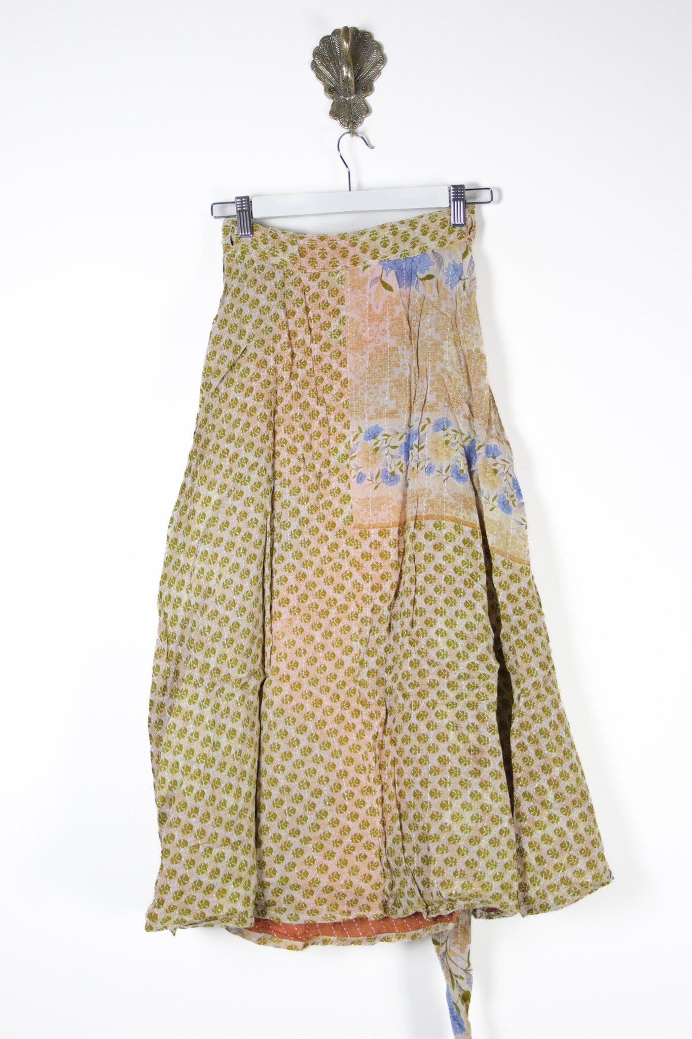 Sundar Kantha Skirt XS (13574)