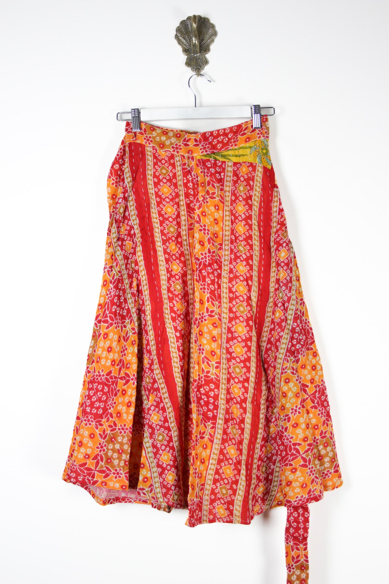 Sundar Kantha Skirt XS (13577)